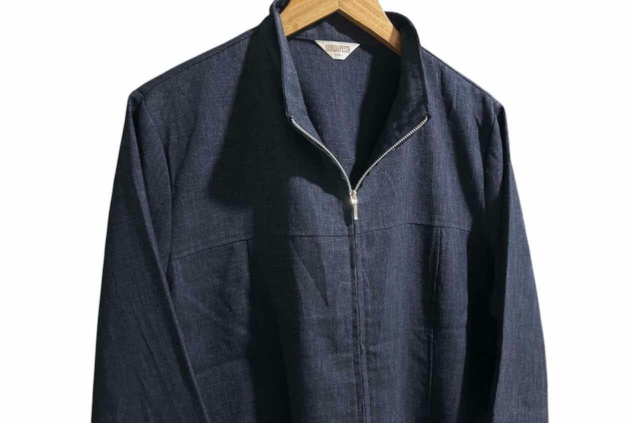 Japanese Brand 🔥Vintage Giorgio Festa Zip Shirt 3/4 Sleeve Japanese Style Size US L / EU 52-54 / 3 - 5 Thumbnail