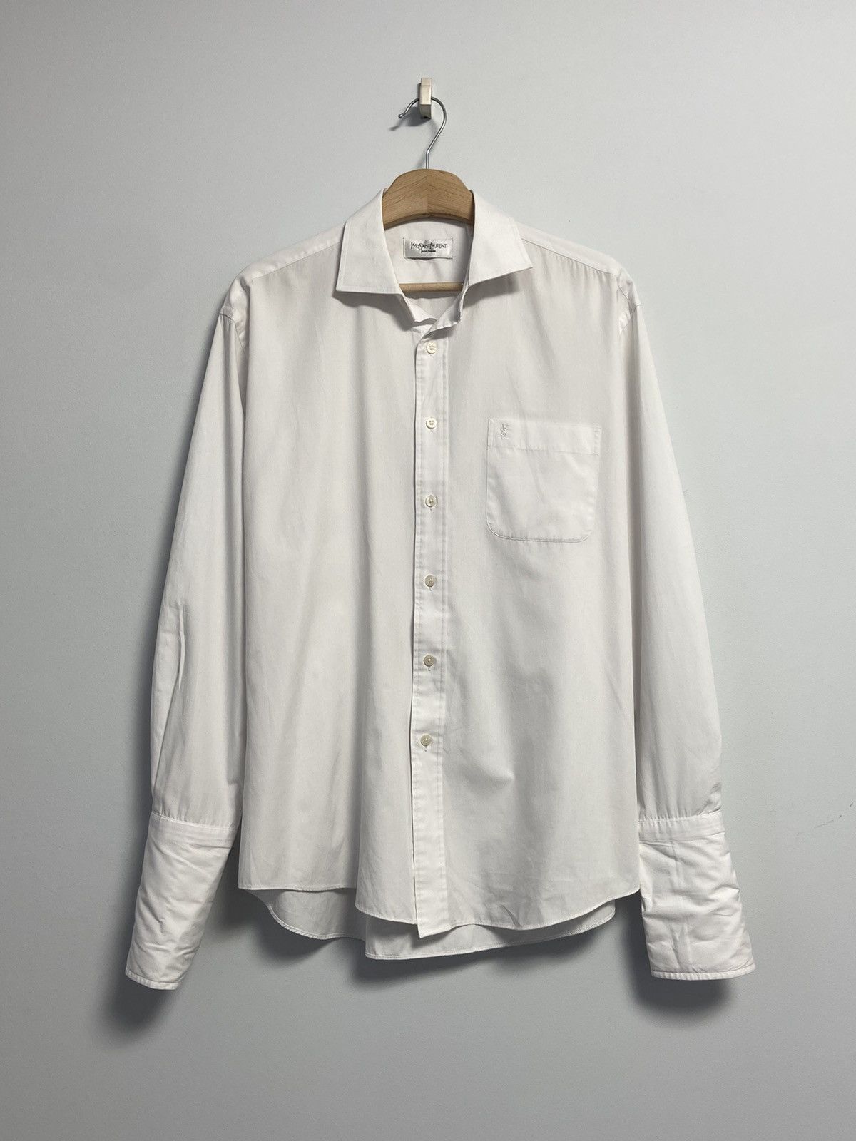 Yves Saint Laurent Ysl Yves saint Laurent Button Up Shirt Size US L / EU 52-54 / 3 - 1 Thumbnail
