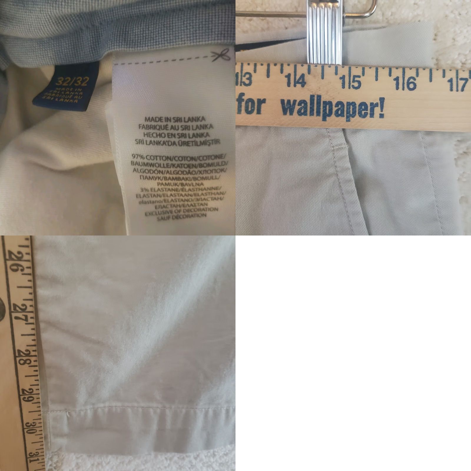 Polo Ralph Lauren Polo Ralph Lauren Pants Men 32x31 Khaki Chino Classic Fit Cotton Business Formal Size US XS / EU 42 / 0 - 10 Thumbnail
