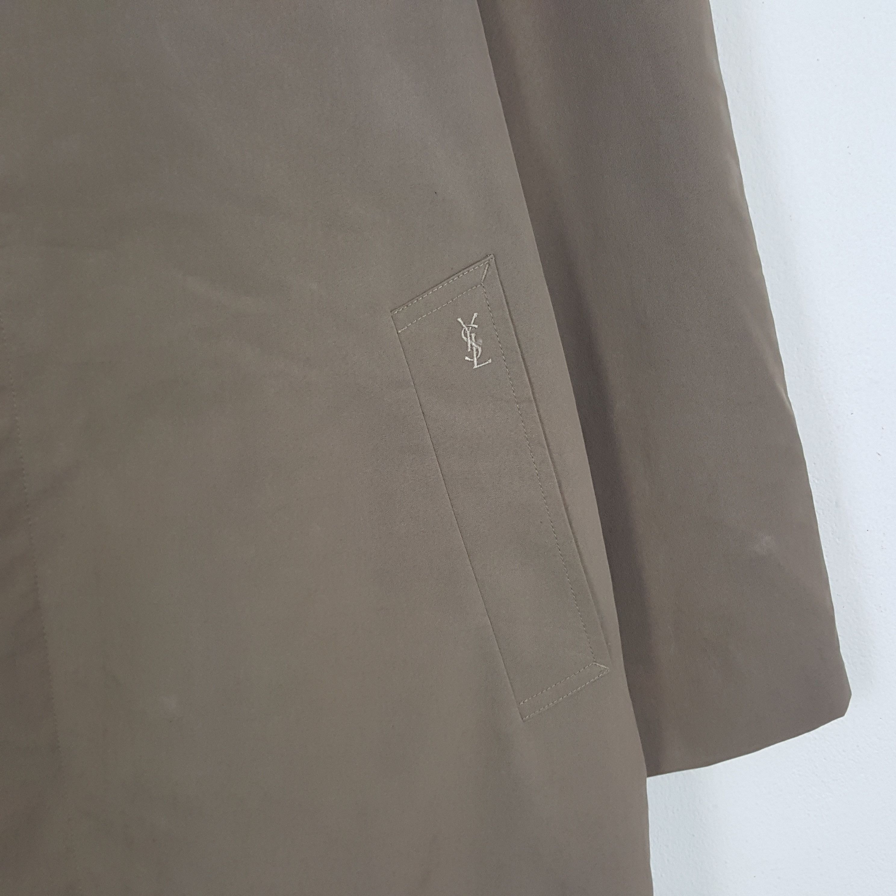 Vintage × Yves Saint Laurent Vintage Yves Saint Laurent Trench Coat Jacket Size US L / EU 52-54 / 3 - 2 Thumbnail