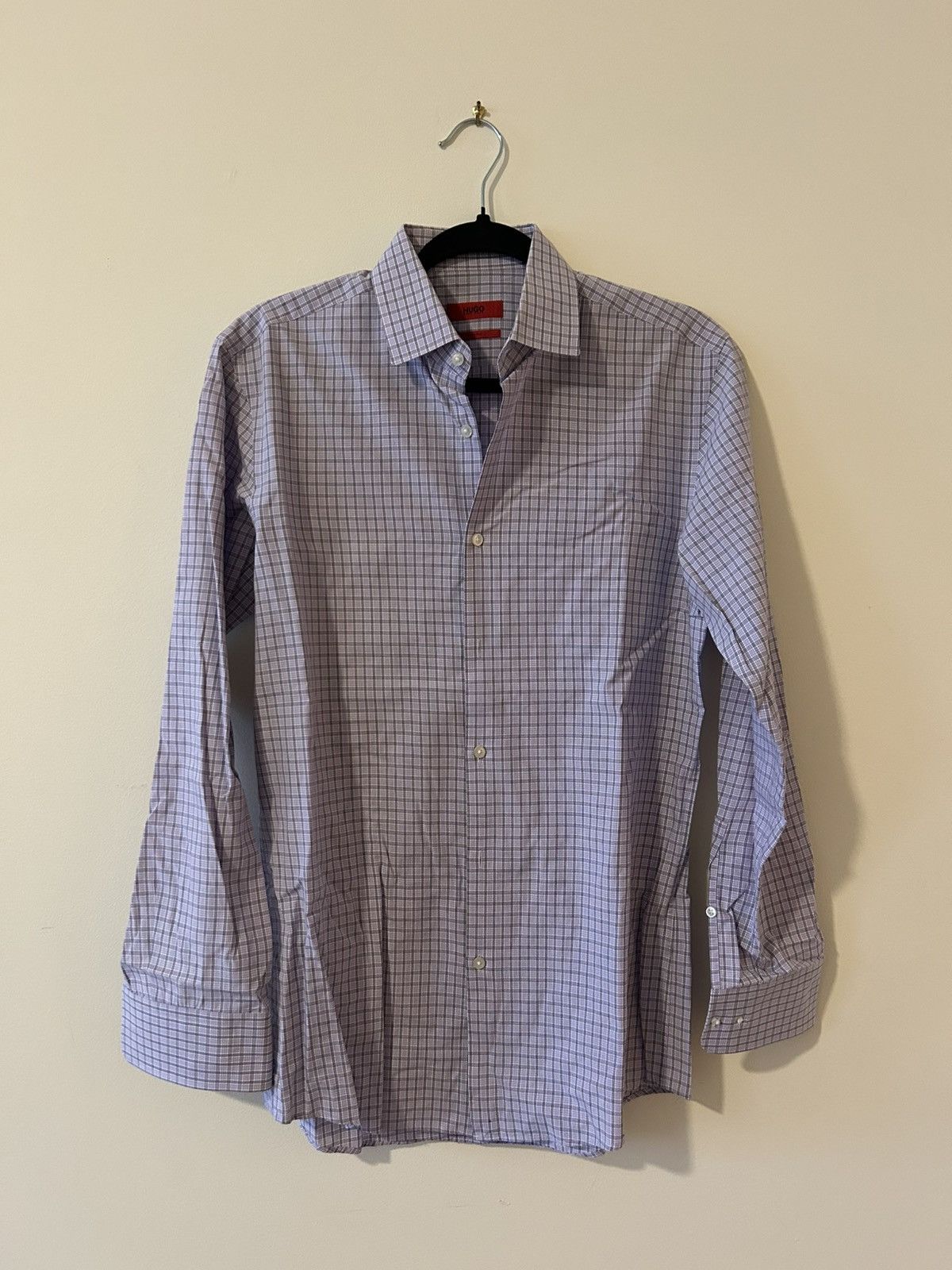 Hugo Boss Purple Hugo Boss button up Size US S / EU 44-46 / 1 - 1 Thumbnail