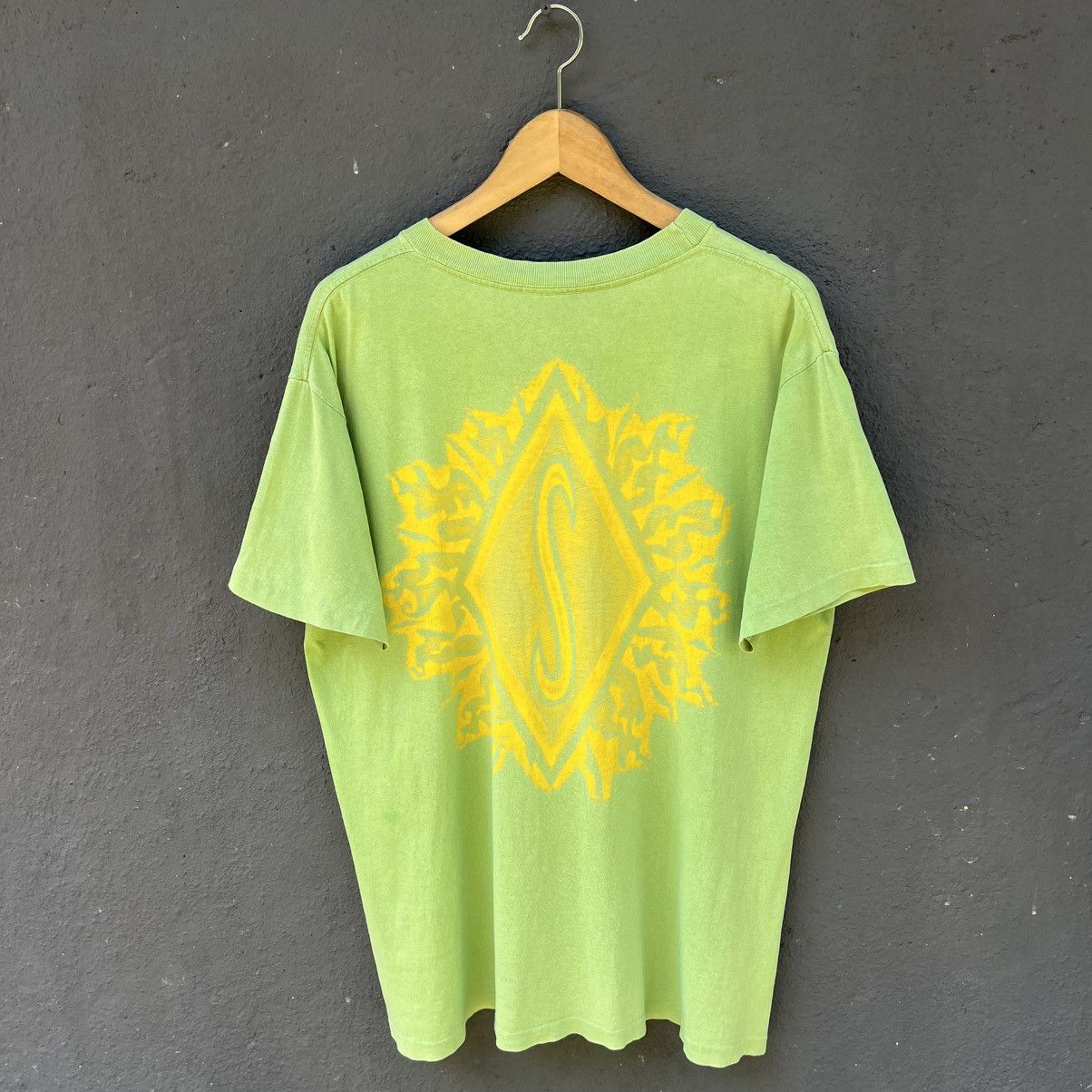 Thrashed Faded 90s Split Skateboard Brand Oversize Tee