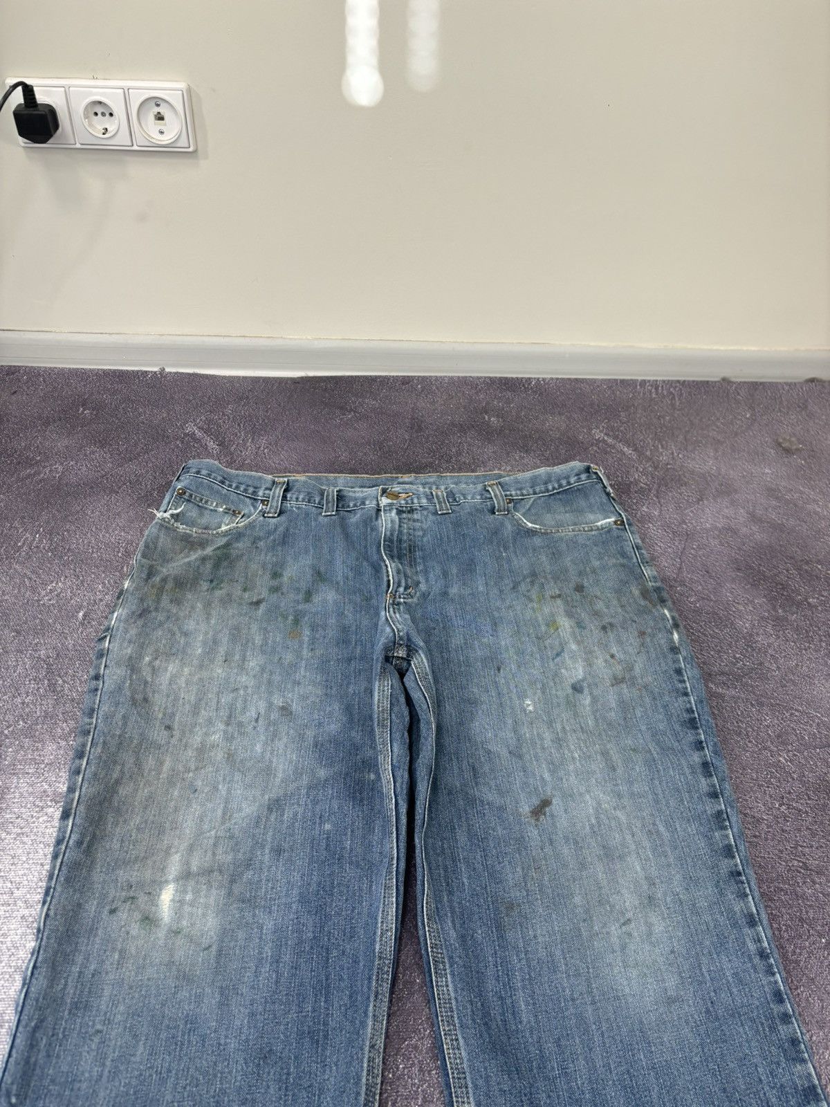 Carhartt Vintage Carhartt Y2K Work USA Hype Denim Baggy Jeans Size US 44 / EU 60 - 12 Thumbnail