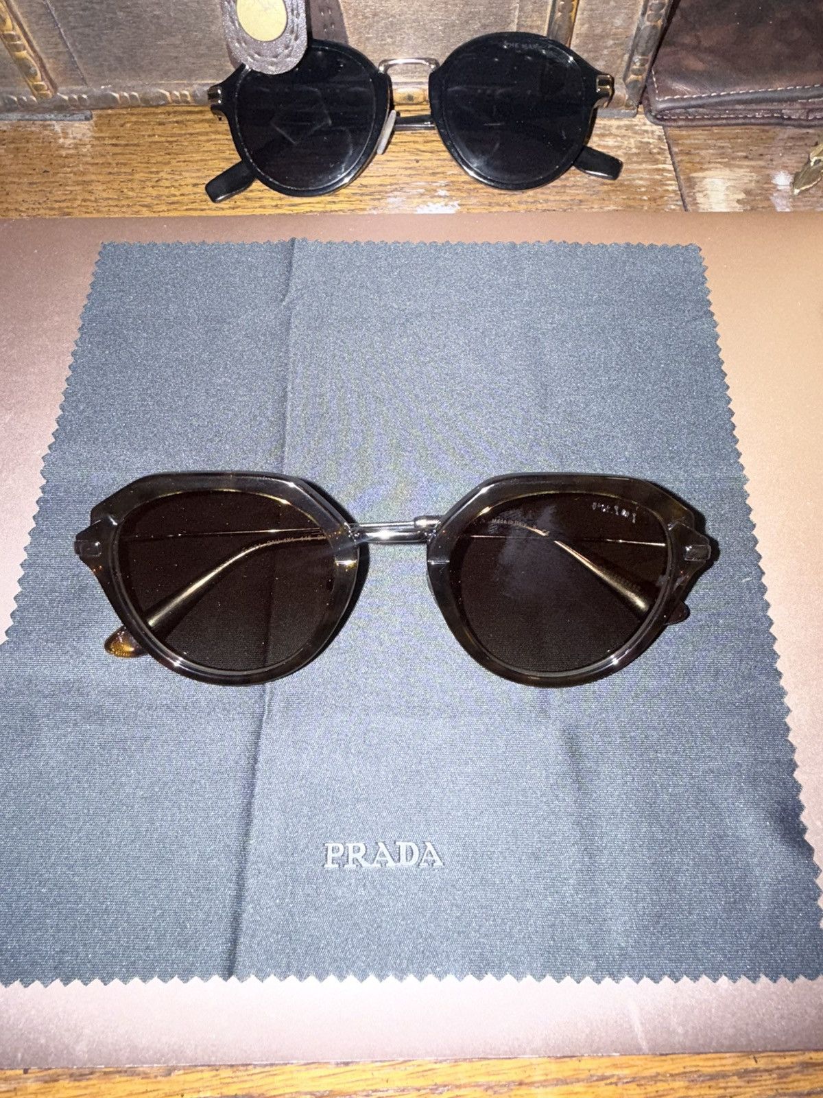 Prada Prada 0PR05YS 2AU1X1 Sunglasses Tortoise Women Size ONE SIZE - 3 Thumbnail