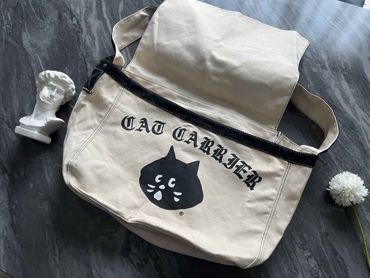 Ne-Net Ne-net : Messenger Bag Nya Read The Cat Times Size ONE SIZE - 5 Thumbnail