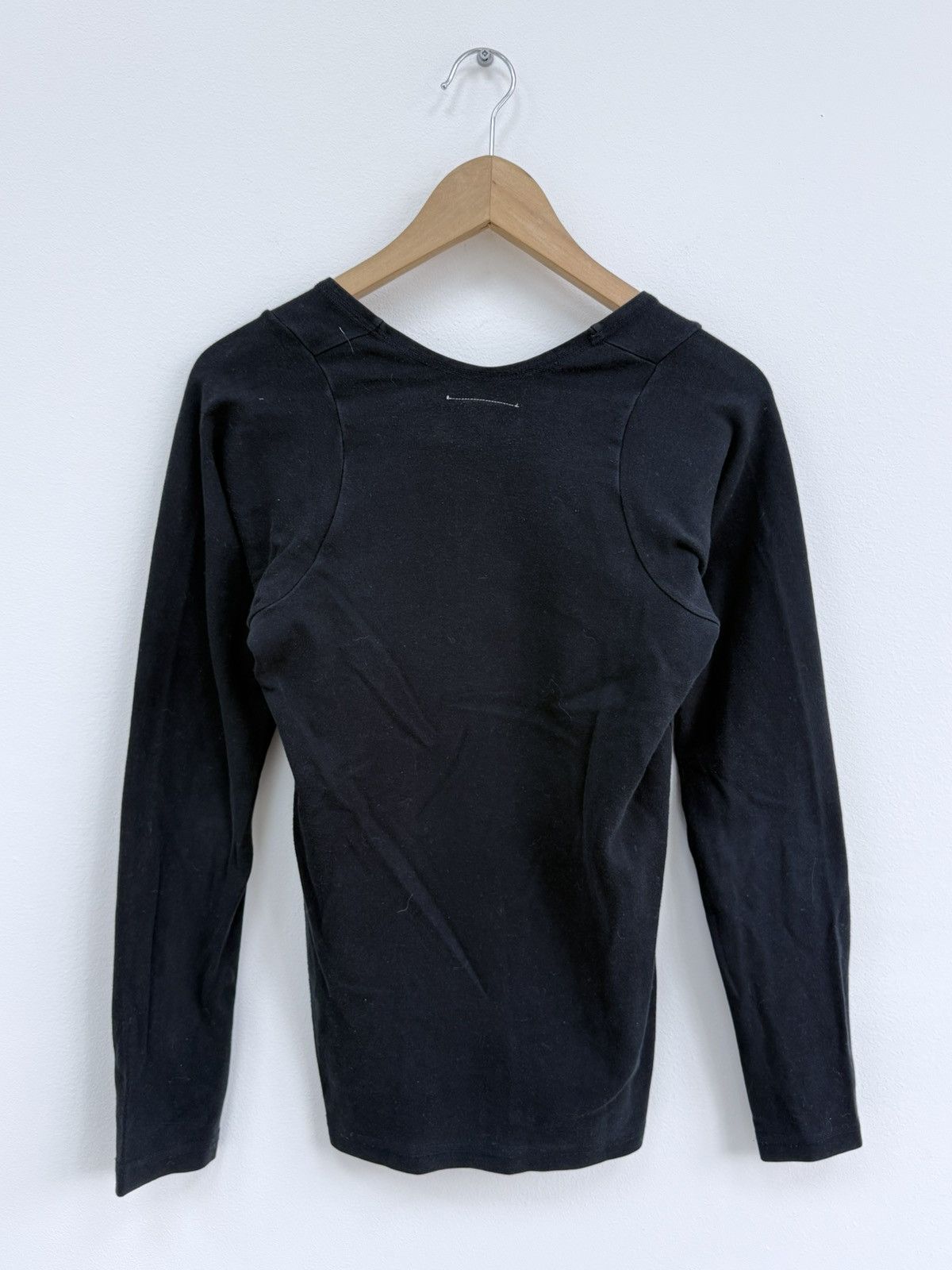 Maison Margiela Vintage Maison Margiela black Long Sleeve Top Size M / US 6-8 / IT 42-44 - 4 Thumbnail