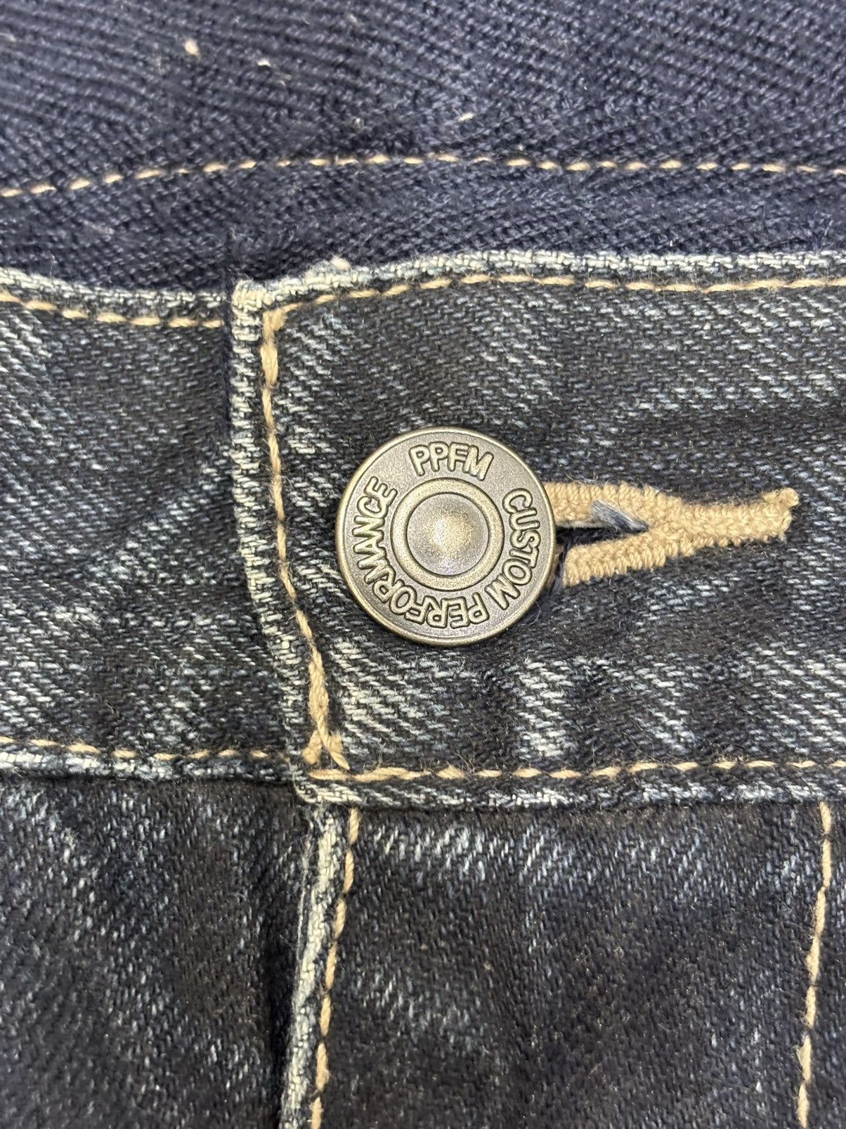 PPFM 💥Crazy Design💥PPFM Very Rare Zipper Biker Jeans F633 Size US 32 / EU 48 - 8 Thumbnail