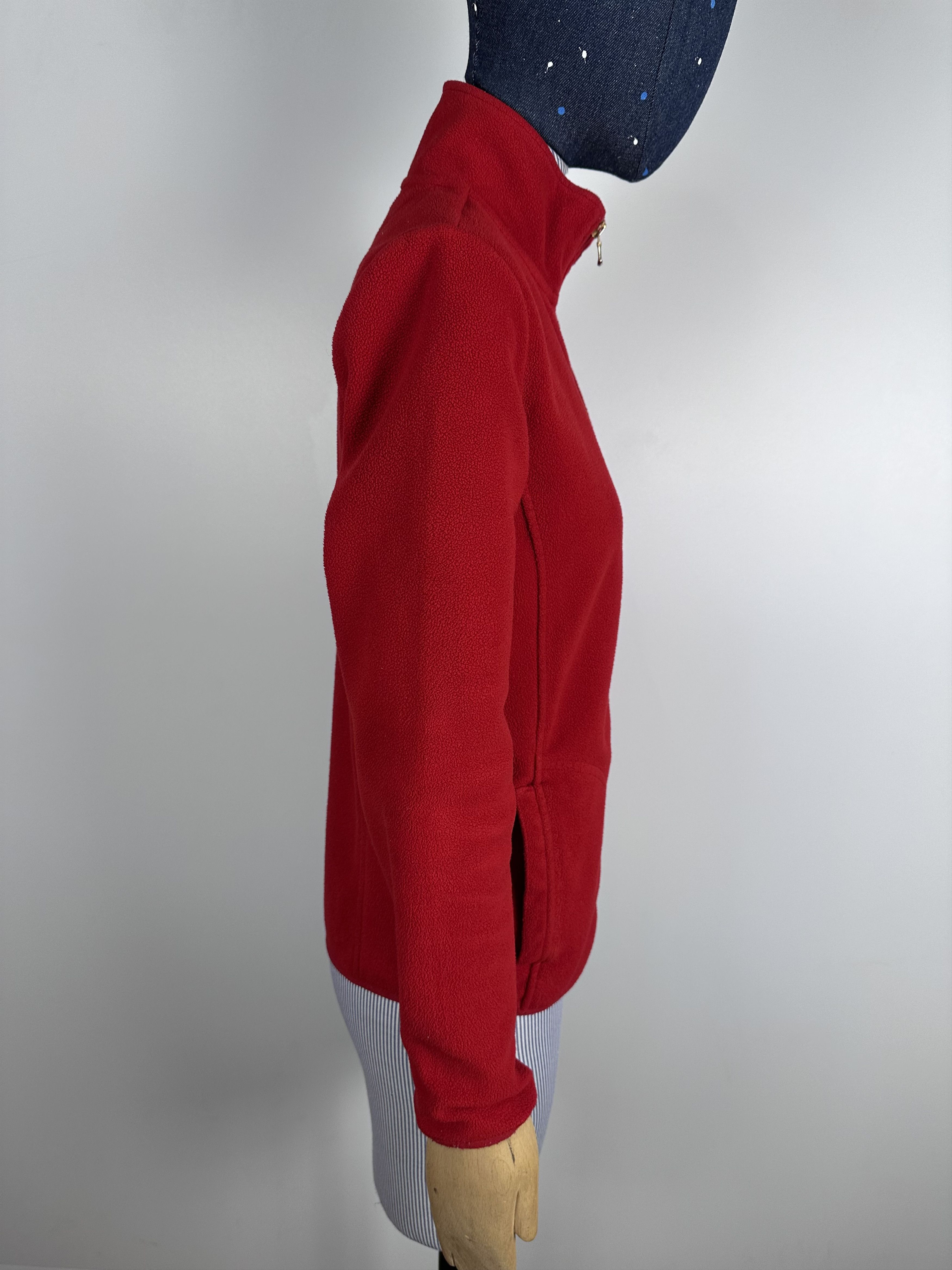 Lauren Ralph Lauren × Ralph Lauren Lauren Ralph Lauren Jacket Red Fleece Full Zip Embroidered Size S / US 4 / IT 40 - 7 Thumbnail