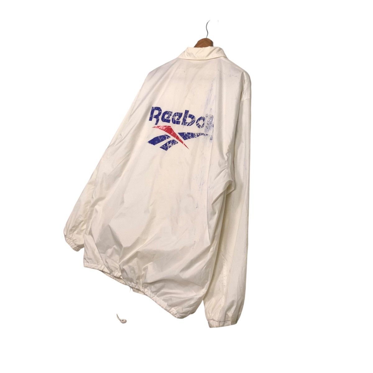 Japanese Brand × Vintage 📌Vintage Bomber Jacket Reebok Big Logo Spell Out Size US L / EU 52-54 / 3 - 11 Thumbnail