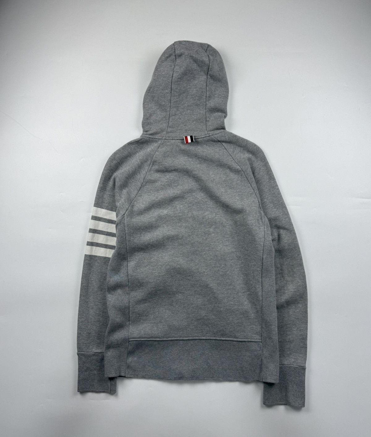 Thom Browne Thom Browne Classic Loopback 4-Bar Zip Hoodie Size US M / EU 48-50 / 2 - 4 Thumbnail