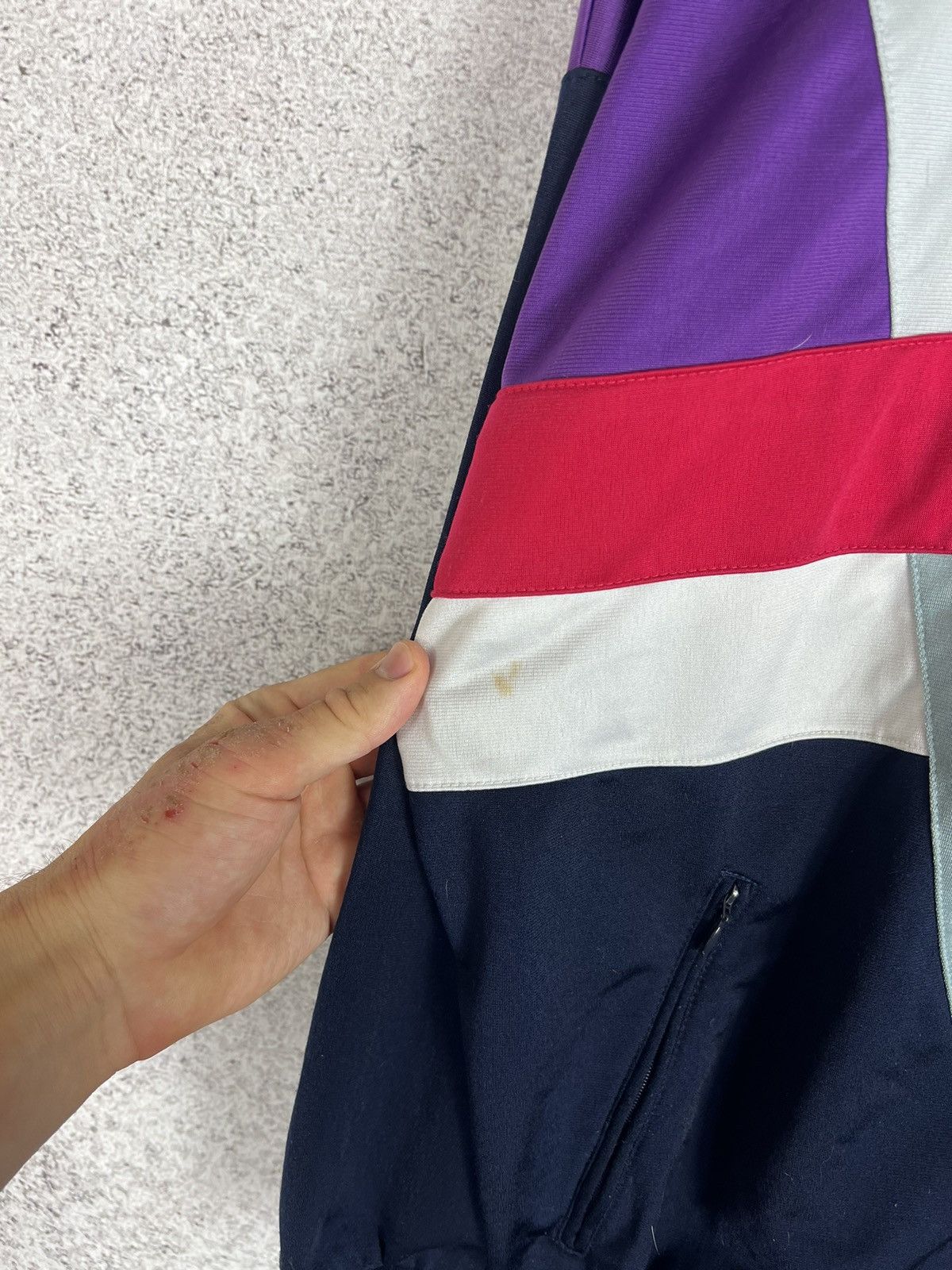 Vintage Vintage 90s Adidas Multicolour Track Top Jacket Size US S / EU 44-46 / 1 - 6 Thumbnail
