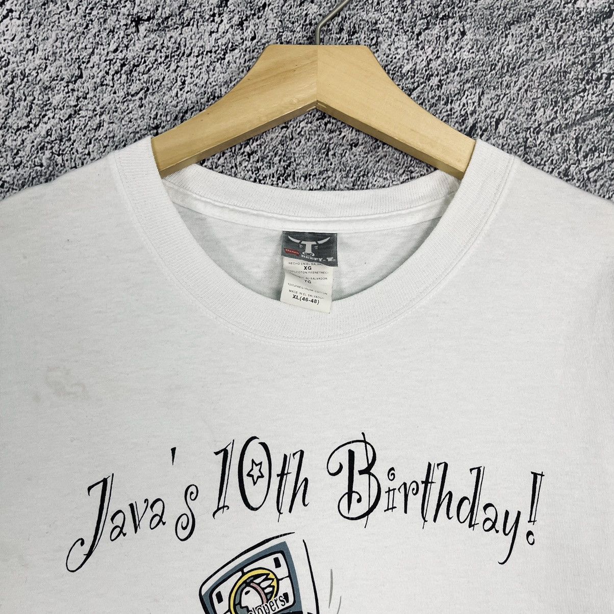 Hanes × Vintage 💧VINTAGE💧Java’s 10th Birthday 1995-2005 Celebration Tee Size US XL / EU 56 / 4 - 3 Thumbnail