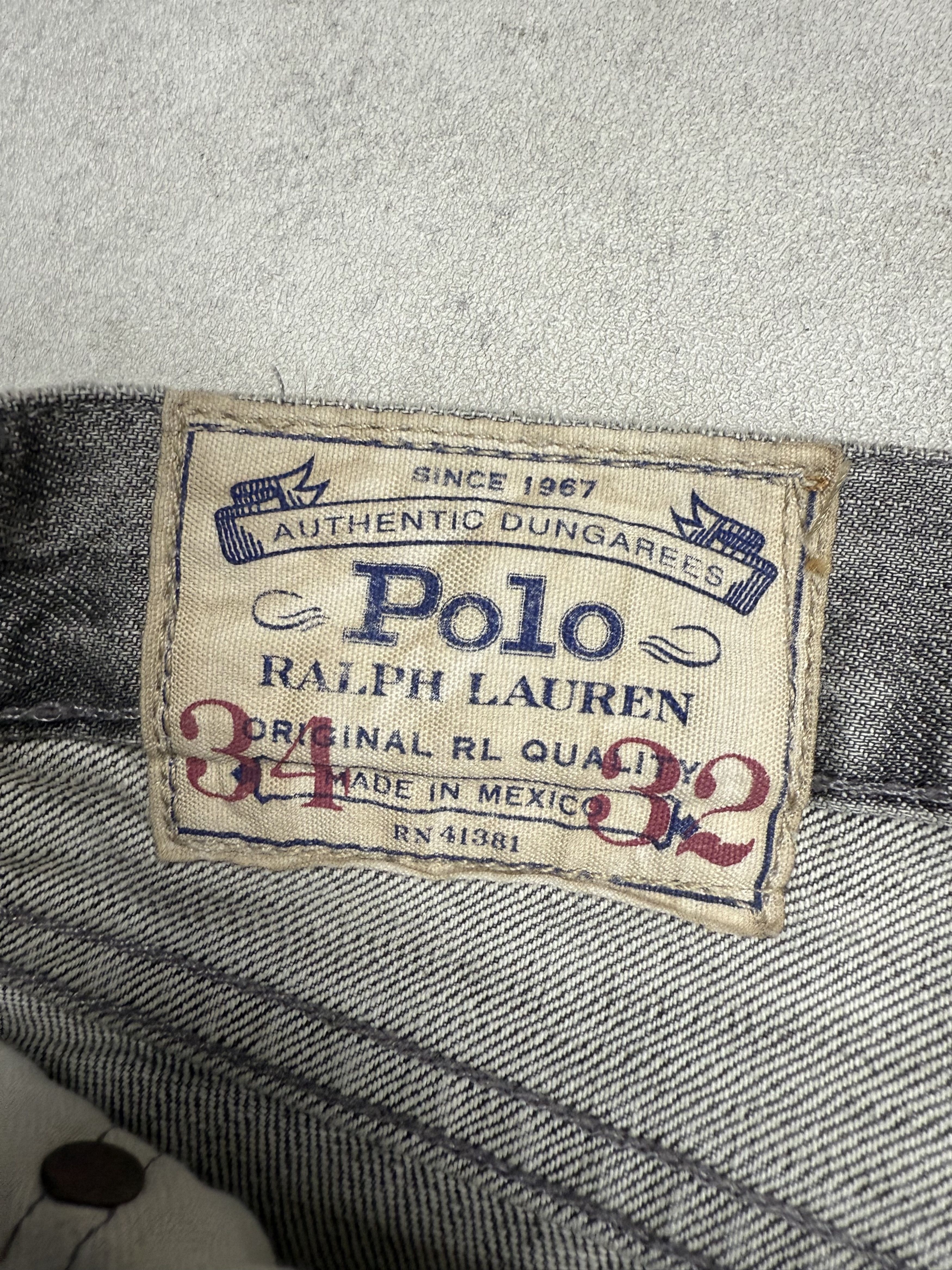 Polo Ralph Lauren Polo Ralph Lauren Denim Slim Straight Pants Faded Whiskers Size US 34 / EU 50 - 8 Thumbnail