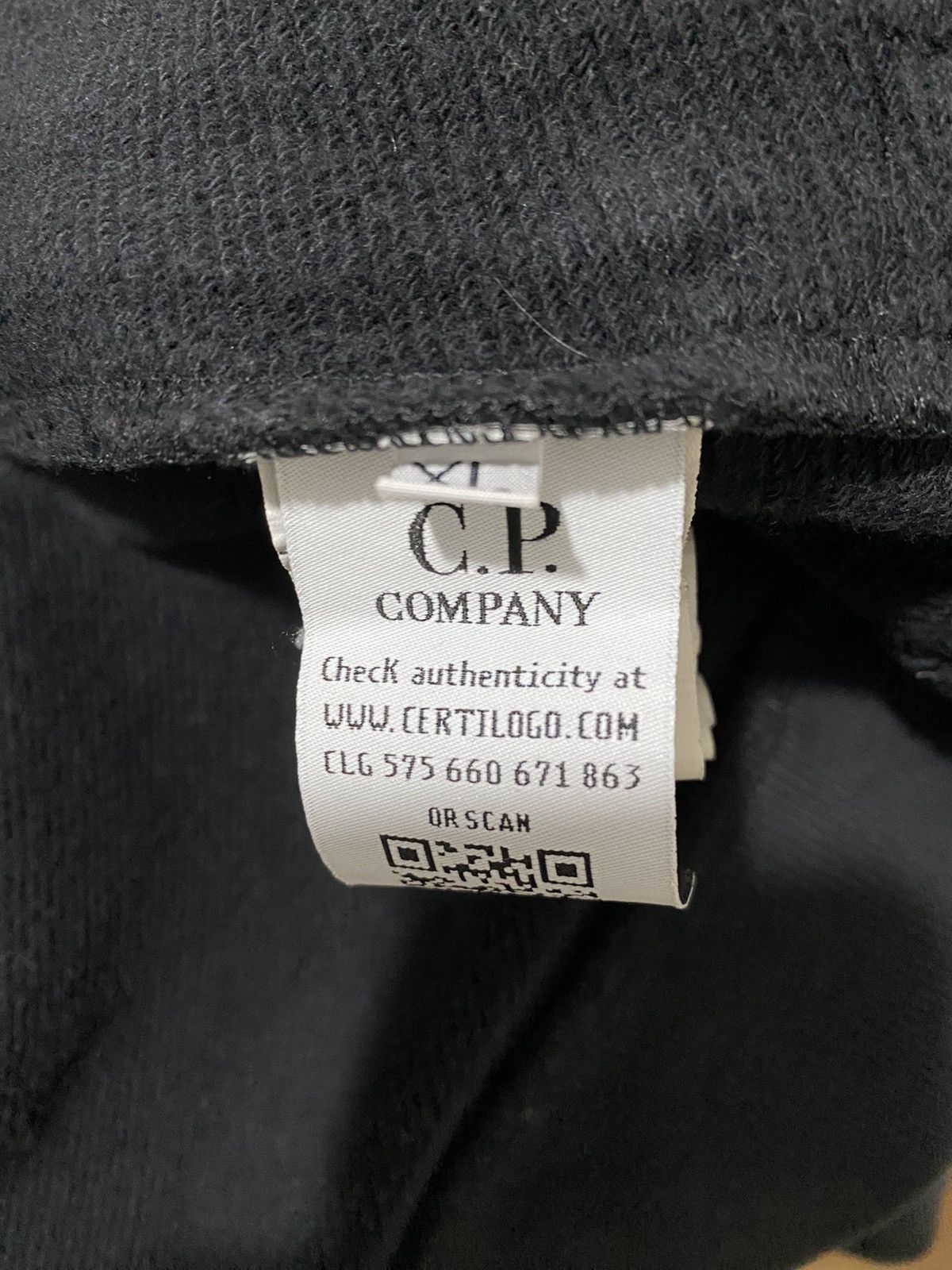 C.P. Company CP Company black hoodie, size XL, in excellent condition. Size US XL / EU 56 / 4 - 14 Thumbnail