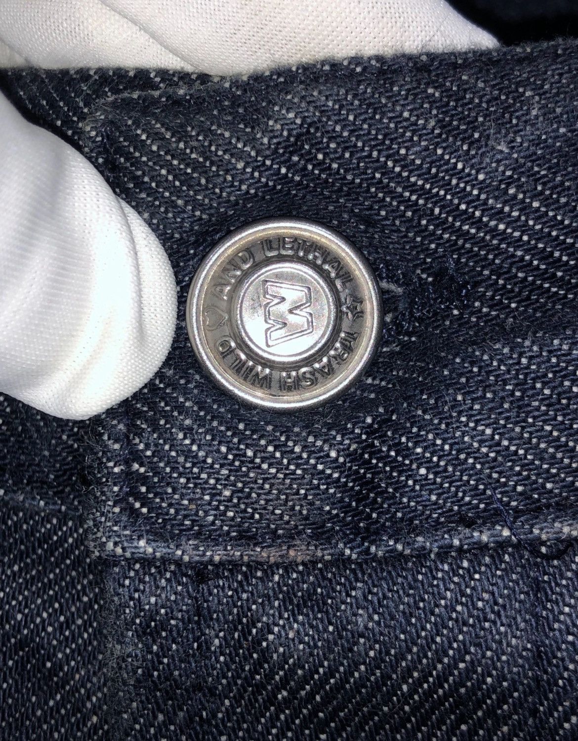 Walter Van Beirendonck ▶️ W&LT /Walter Van Beirendonck Aw97 Studded Jeans Size US 30 / EU 46 - 7 Thumbnail