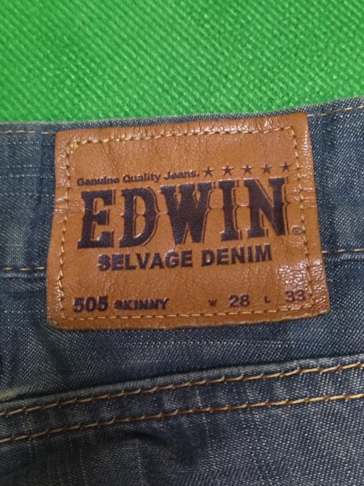 Edwin × Japanese Brand × Vintage VINTAGE EDWIN 505 SELVEDGE DENIM RARE Size US 33 - 10 Thumbnail