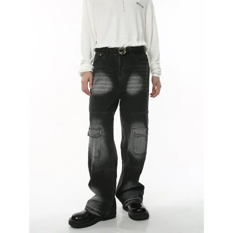 Japanese Brand Retro loose high street jeans Size US 32 / EU 48 - 4 Thumbnail