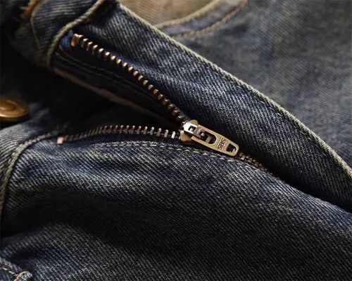 Japanese Brand Washed distressed wide-leg men's oversize loose casual jeans Size US 34 / EU 50 - 4 Thumbnail