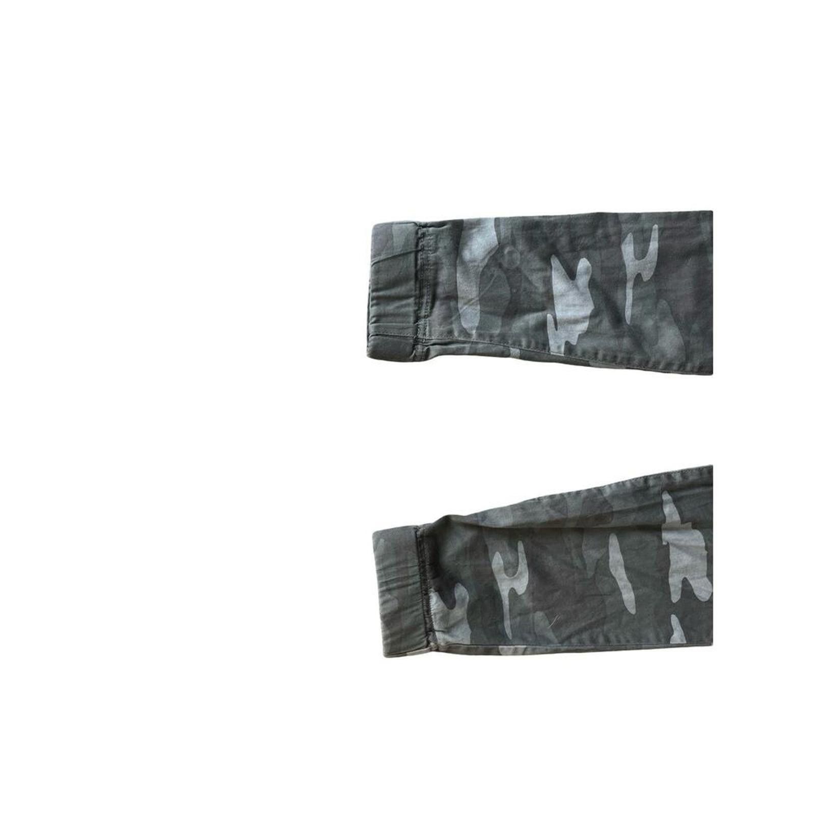 Other Jolt Cropped Cargo Gray Camo Pants 7 Size 27" / US 4 / IT 40 - 8 Thumbnail