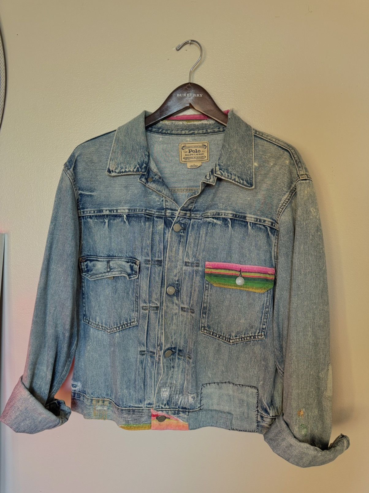 Distressed Polo RL jacket