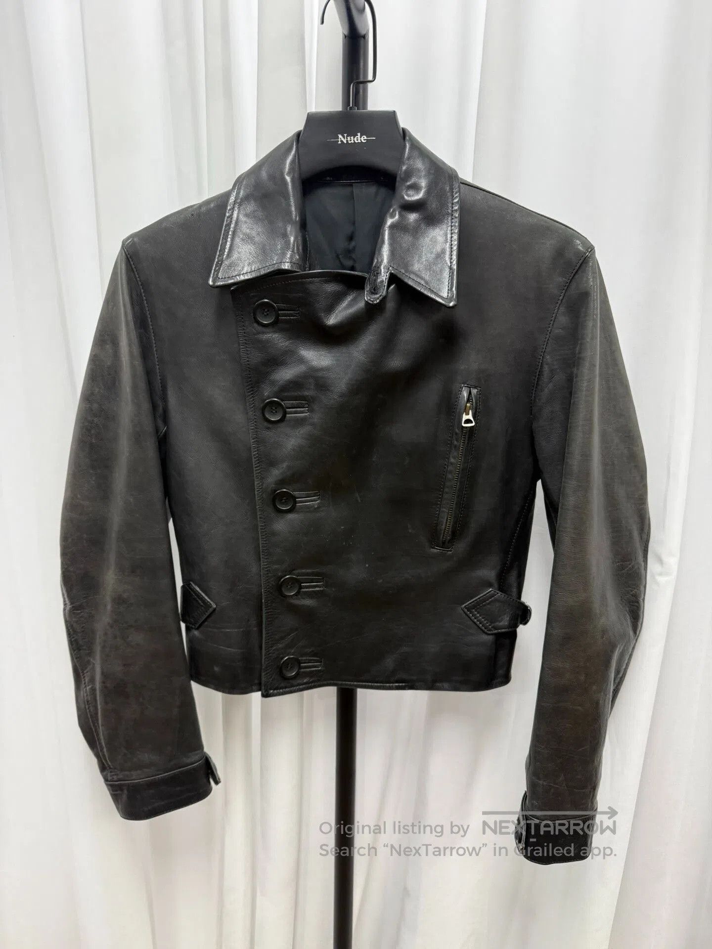 Yohji Yamamoto Y's For Men Red Label Leather Jacket | Grailed