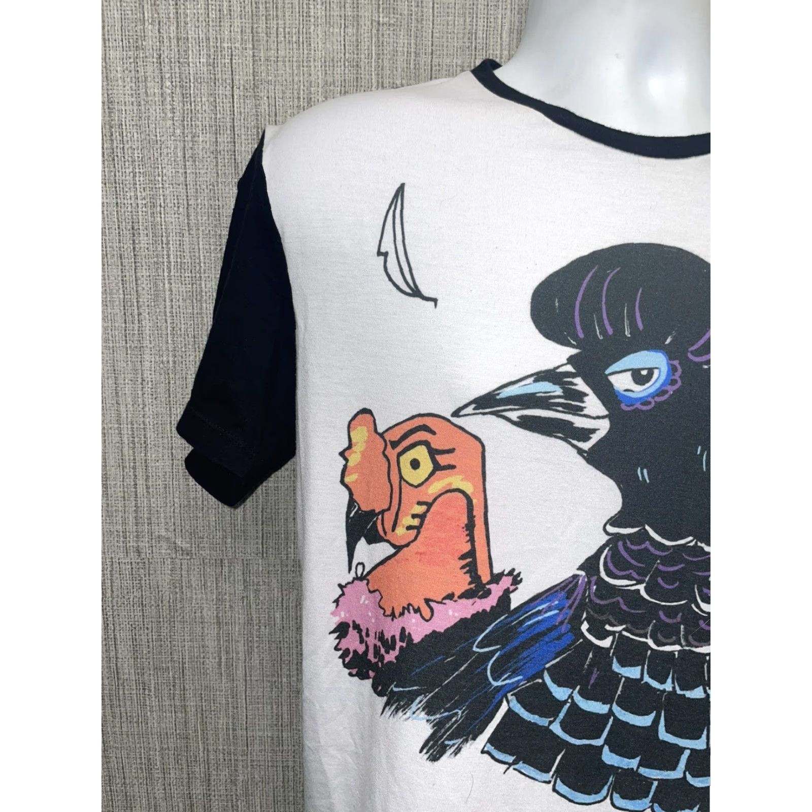 Vintage Jean~Luc And The Feather Frenzy Short Sleeve Graphic T-Shirt Mens M Black Shirt Mens M Black Jean~Luc T-Shirt Short Sleeve Graphic Size US M / EU 48-50 / 2 - 6 Thumbnail