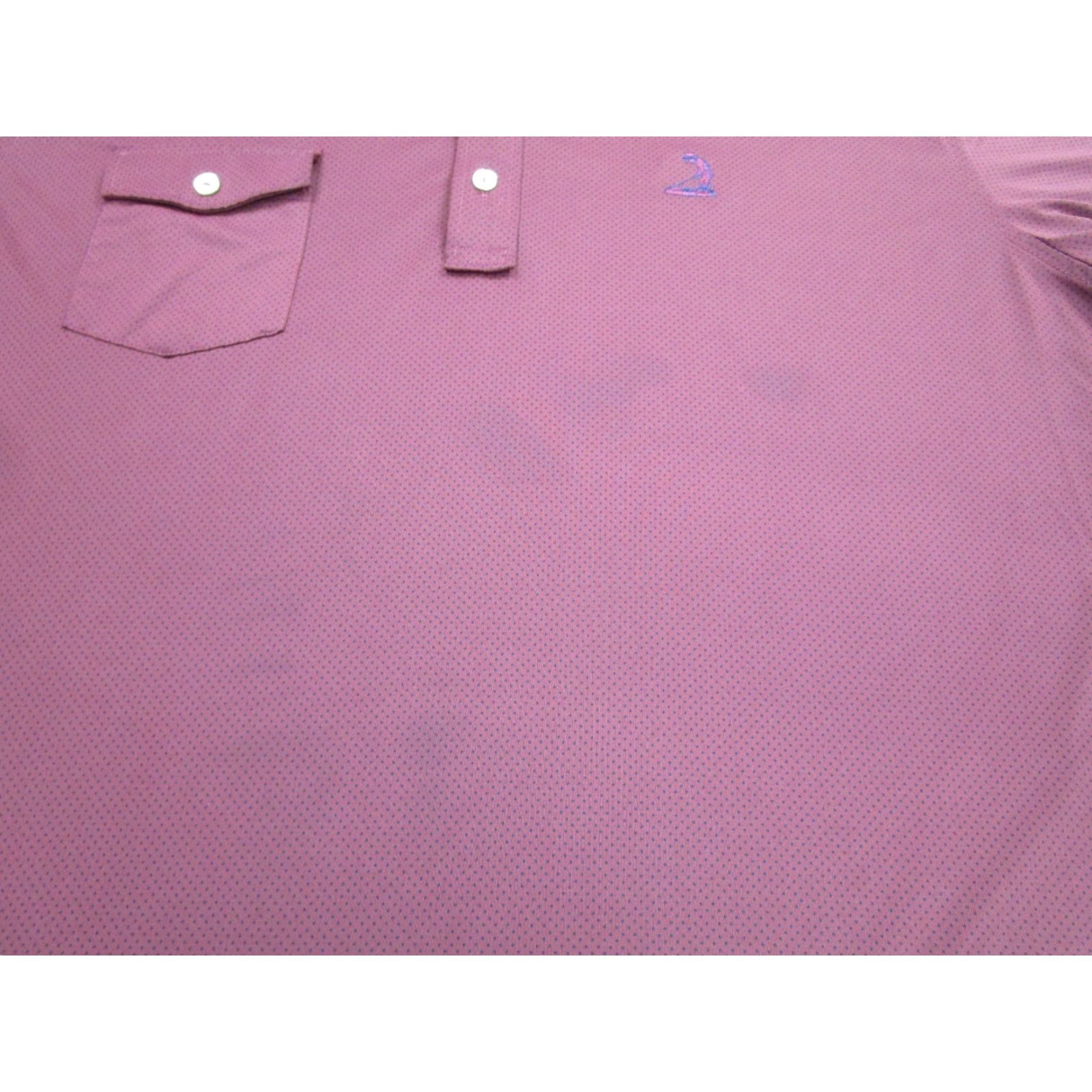 Peter Millar Peter Millar Polo Shirt Mens XL Red Polka Dot Crown Crafted Golf Adult Spots Embroidered Logo Short Sleeve Collared Easy Care Summer Comfort - Mens Size US XL / EU 56 / 4 - 5 Thumbnail