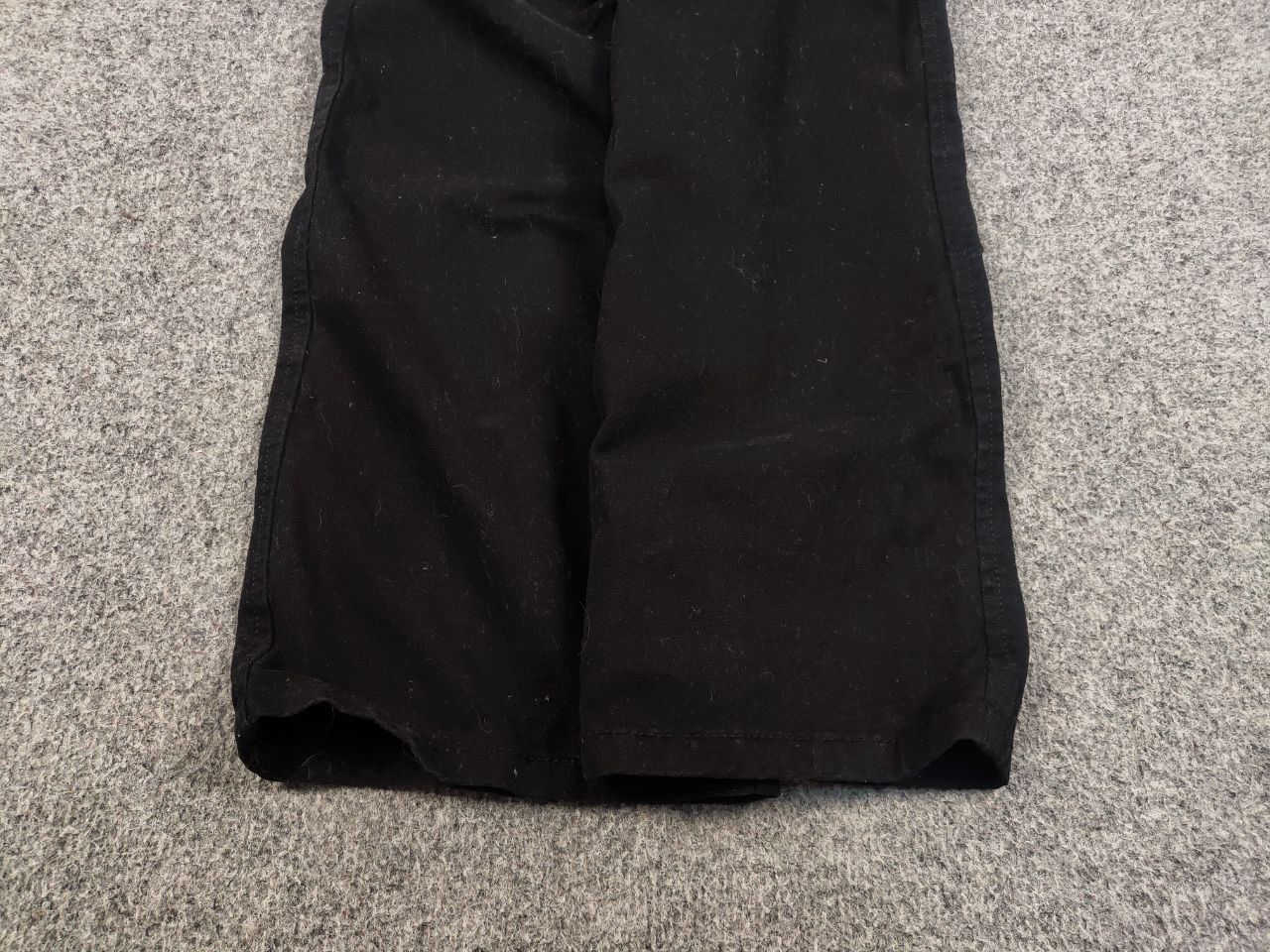 Japanese Brand Vintage Japanese Baggy Black Cotton Cargo Pants Y2K Style Size US 30 / EU 46 - 9 Thumbnail