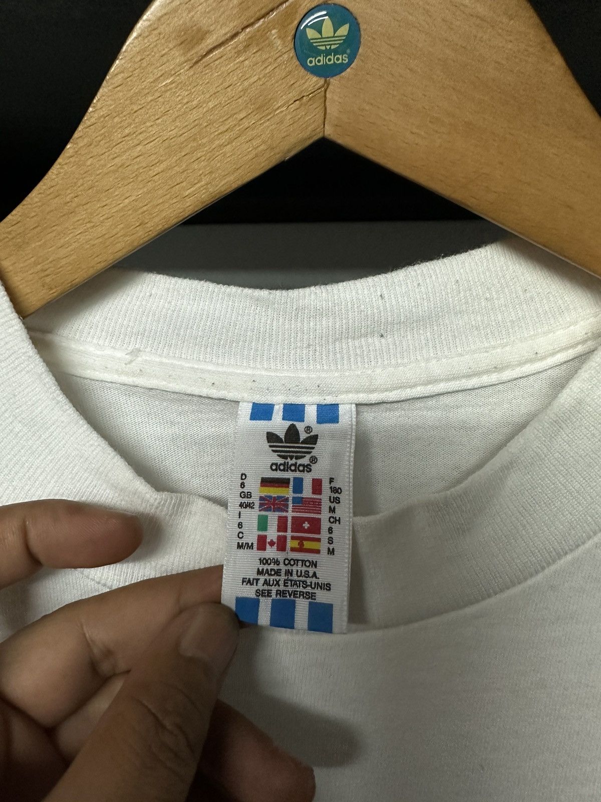 Adidas × Vintage Vintage 90s Adidas Germany Sportwear Tee Size US M / EU 48-50 / 2 - 4 Thumbnail