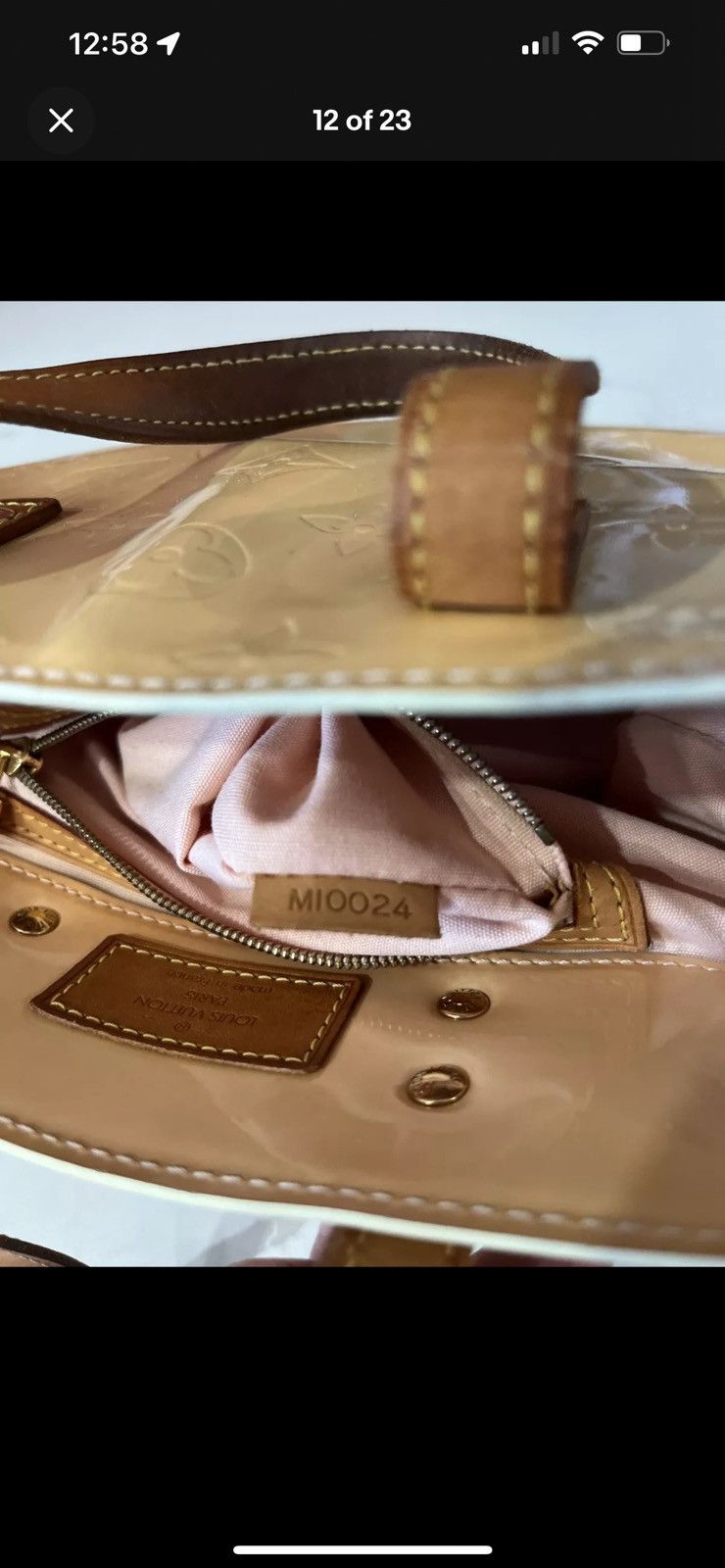 Louis Vuitton Louis Vuitton Vernis Monogram Handbag Yellow Size ONE SIZE - 22 Thumbnail