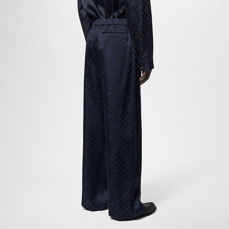 Louis Vuitton Silk Blend Evening Pyjama Trousers - 50 M Size 50R - 5 Thumbnail
