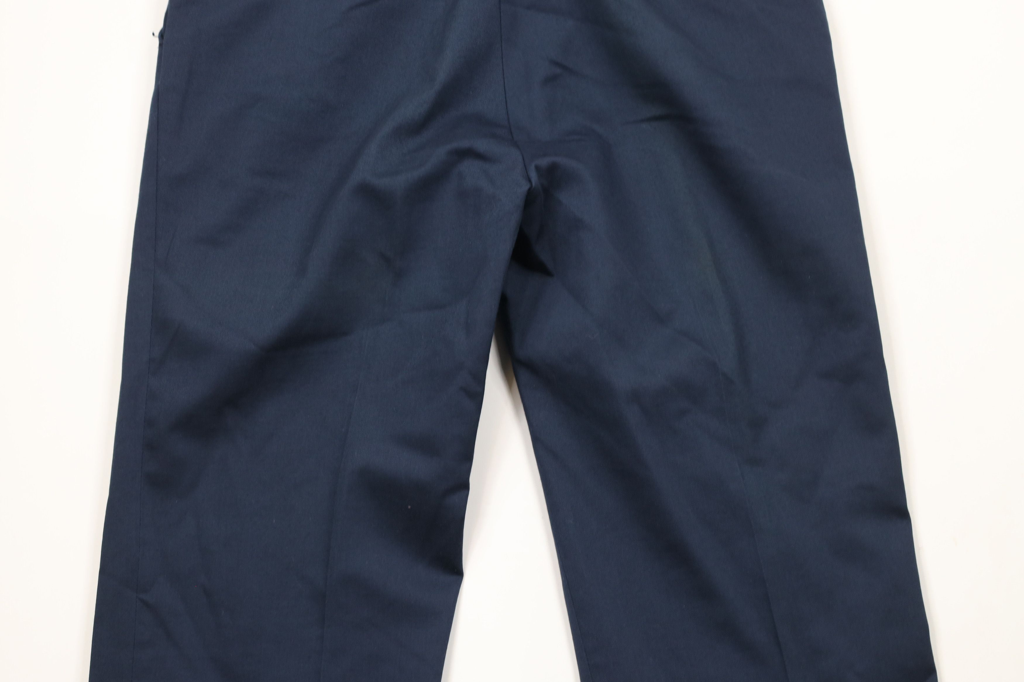 Vintage Vintage 70s Streetwear Flared Wide Leg Chino Pants Blue USA Size US 36 / EU 52 - 11 Thumbnail