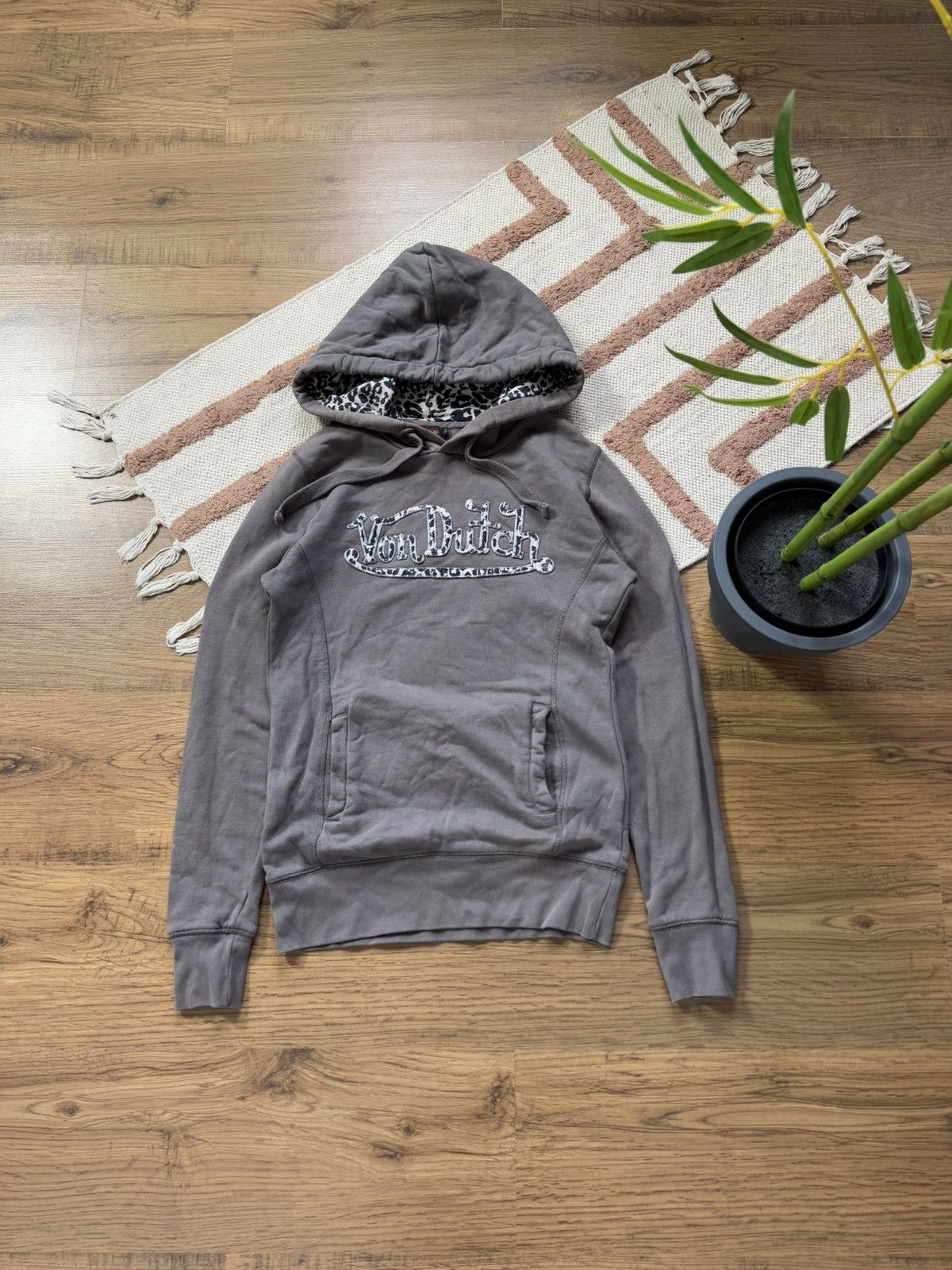 Von Dutch VINTAGE VON DUTCH LEOPARD LOGO HOODIE Size XS / US 0-2 / IT 36-38 - 1 Thumbnail