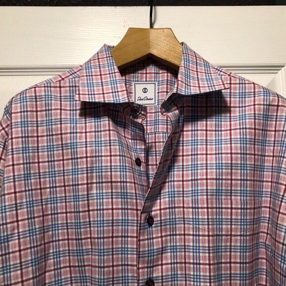 David Donahue david Donahue men's multicolor cotton casual shirt size: XL Size US XL / EU 56 / 4 - 2 Thumbnail