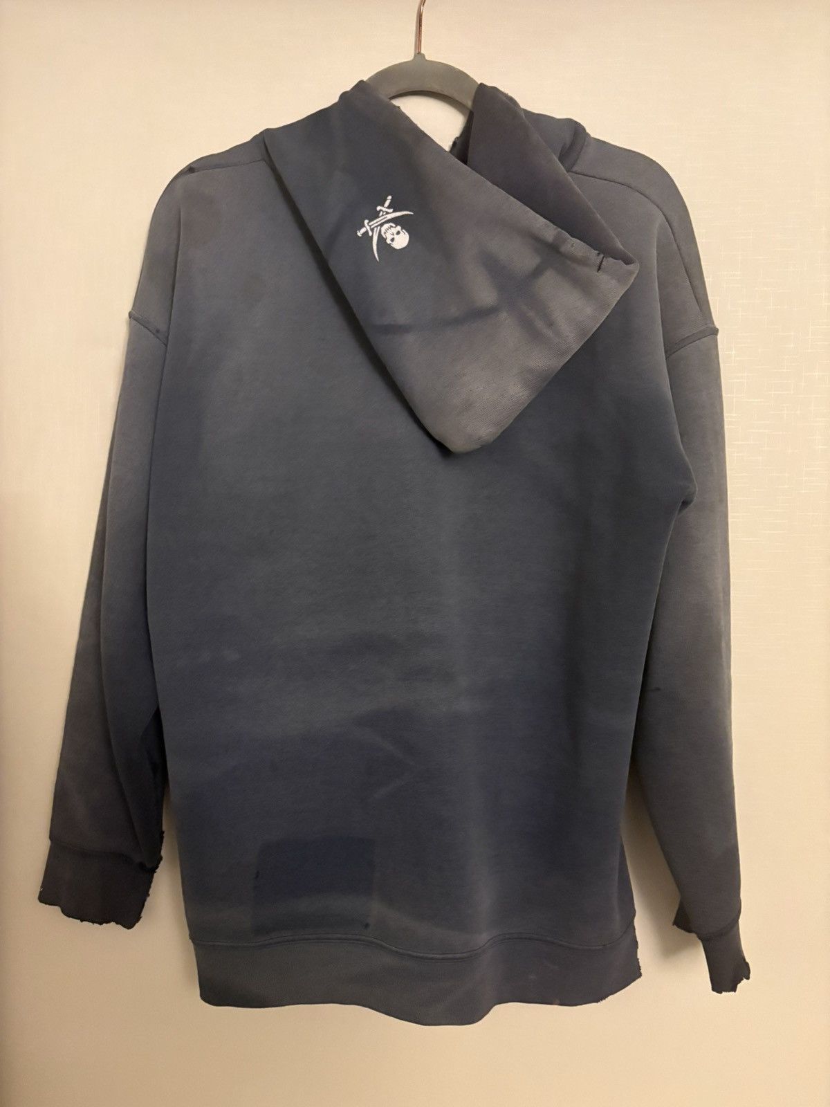 Vintage Faded/ Distressed Vintage Anti-Hero Zip-Up Hoodie Size US L / EU 52-54 / 3 - 2 Thumbnail