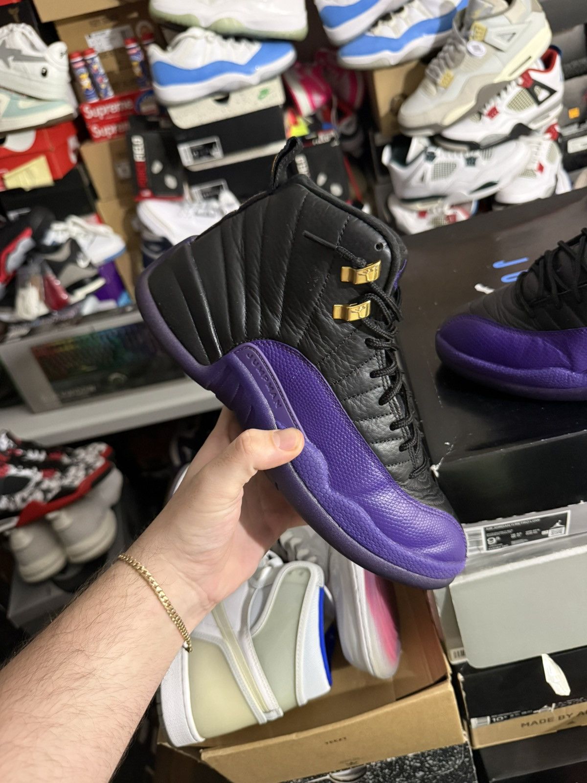 Jordan Brand Jordan retro 12 field purple sz 8 Size US 8 / EU 41 - 1 Thumbnail