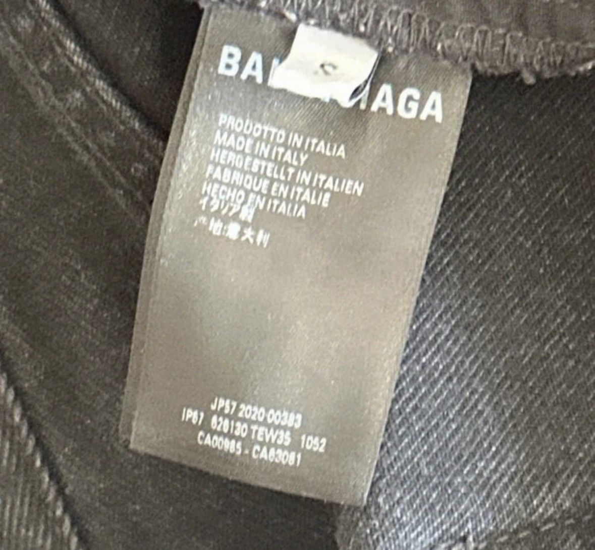 Balenciaga 20 A/W Multi Logo Baggy Jeans Size US 32 / EU 48 - 3 Thumbnail