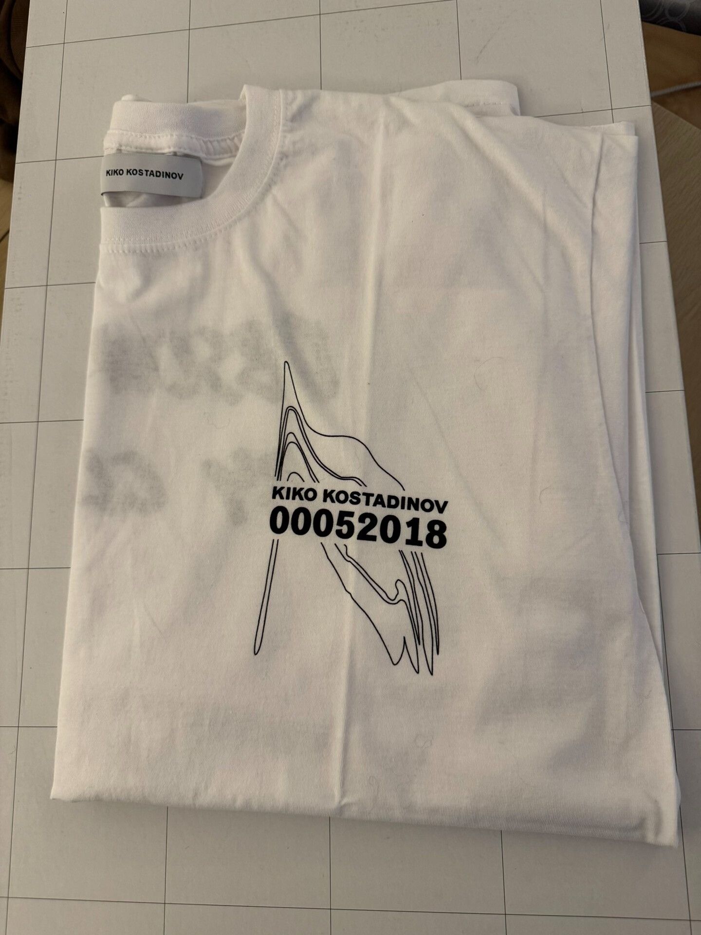 Kiko Kostadinov 00072019 MIDNIGHT STRIPE T-Shirt | Grailed
