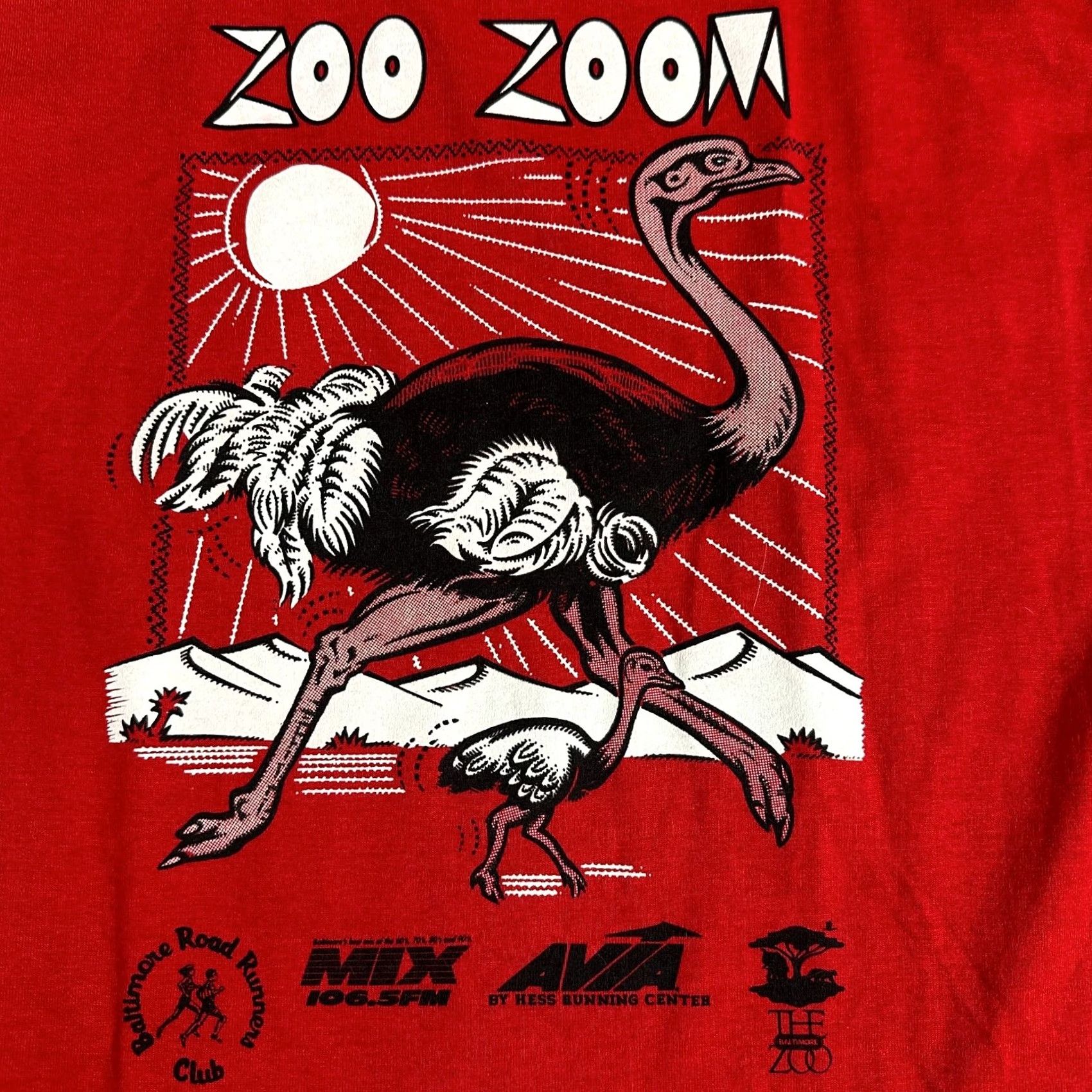 Vintage VINTAGE Baltimore Zoo T-shirt M Red Long Sleeve Road Runners Club Screen Stars Unisex Adults Baseball? Size US M / EU 48-50 / 2 - 7 Thumbnail