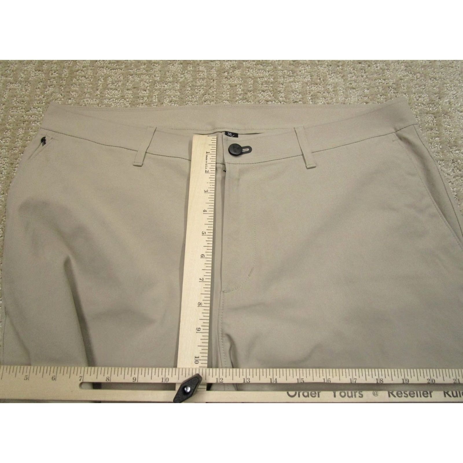 Vintage Public Rec Pants Men 36x28 Brown Performance Chino Stretch Travel Athletic Golf Shirt? Size US 36 / EU 52 - 6 Thumbnail