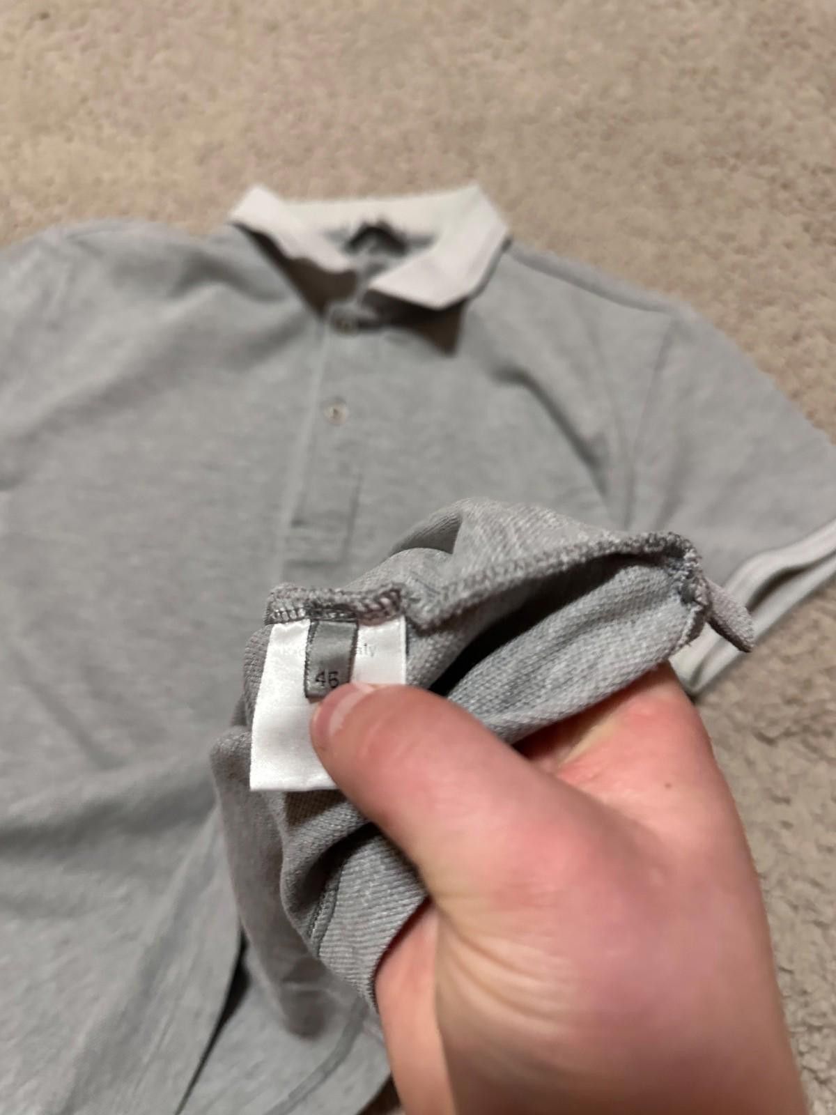 Dior Dior Icon Polo Shirt Gray Cotton Sz 46 Size US M / EU 48-50 / 2 - 8 Thumbnail