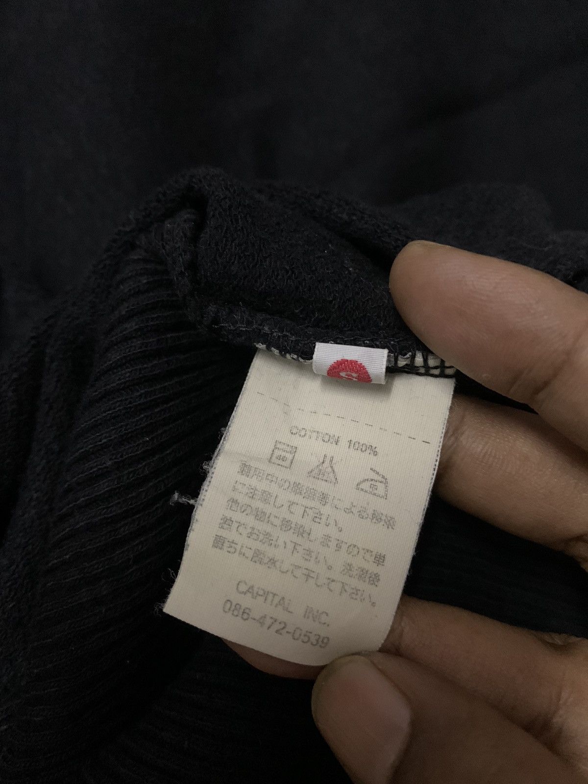 Kapital 💥Kapital Turtleneck Black Shirt Size S / US 4 / IT 40 - 6 Thumbnail