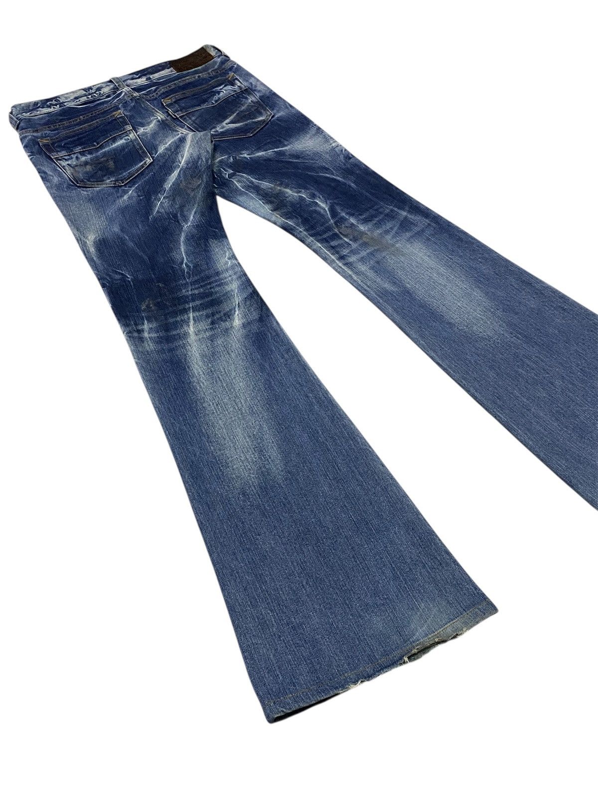 Tornado Mart 💃 Tornado Mart Flare Mudwash Whiskers Denim Pants Size US 30 / EU 46 - 23 Thumbnail