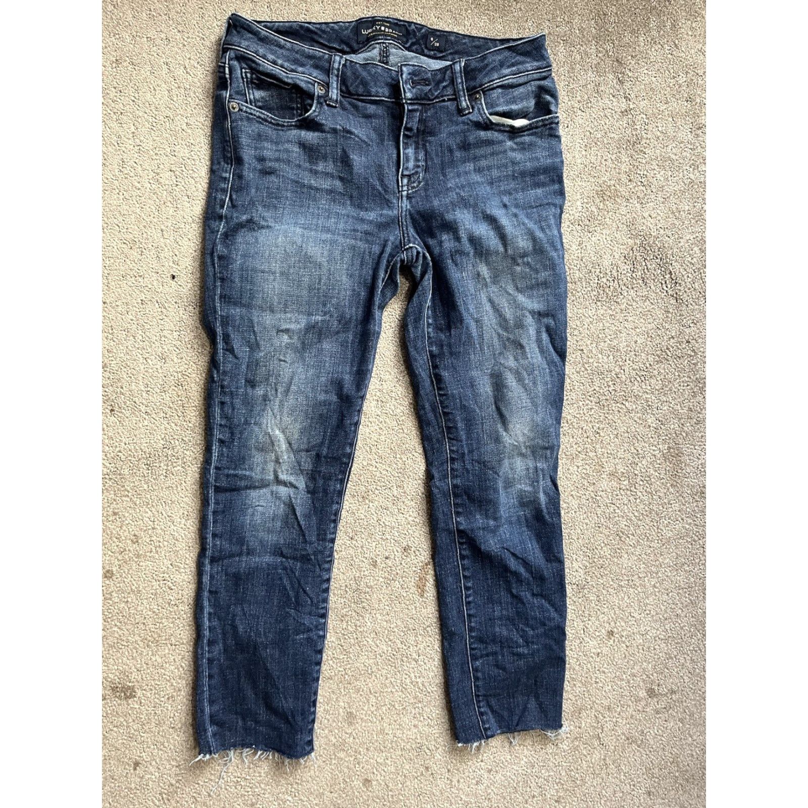 Lucky Brand Lucky Brand Jeans Women's 6/28 Blue Low-Rise Lolita Skinny Denim Inseam 24" Stretch Jeans Womens Skinny Lucky Brand Jeans Size 28" / US 6 / IT 42 - 3 Thumbnail