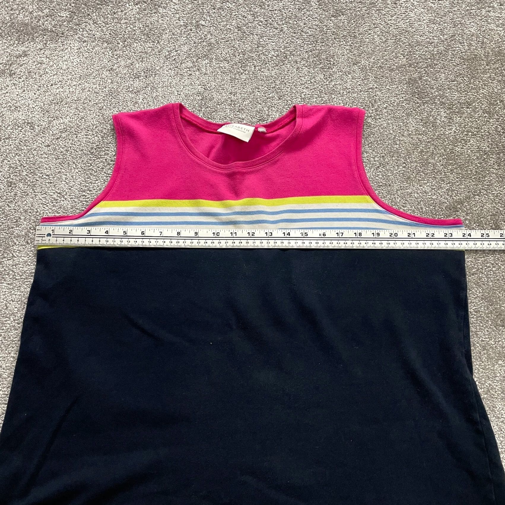 Liz Claiborne Liz Claiborne Tank Top Womens 2XL Multicolor Soft Stretch Sleeveless Basic Classic Size XXL / US 16-18 / IT 52-54 - 7 Thumbnail