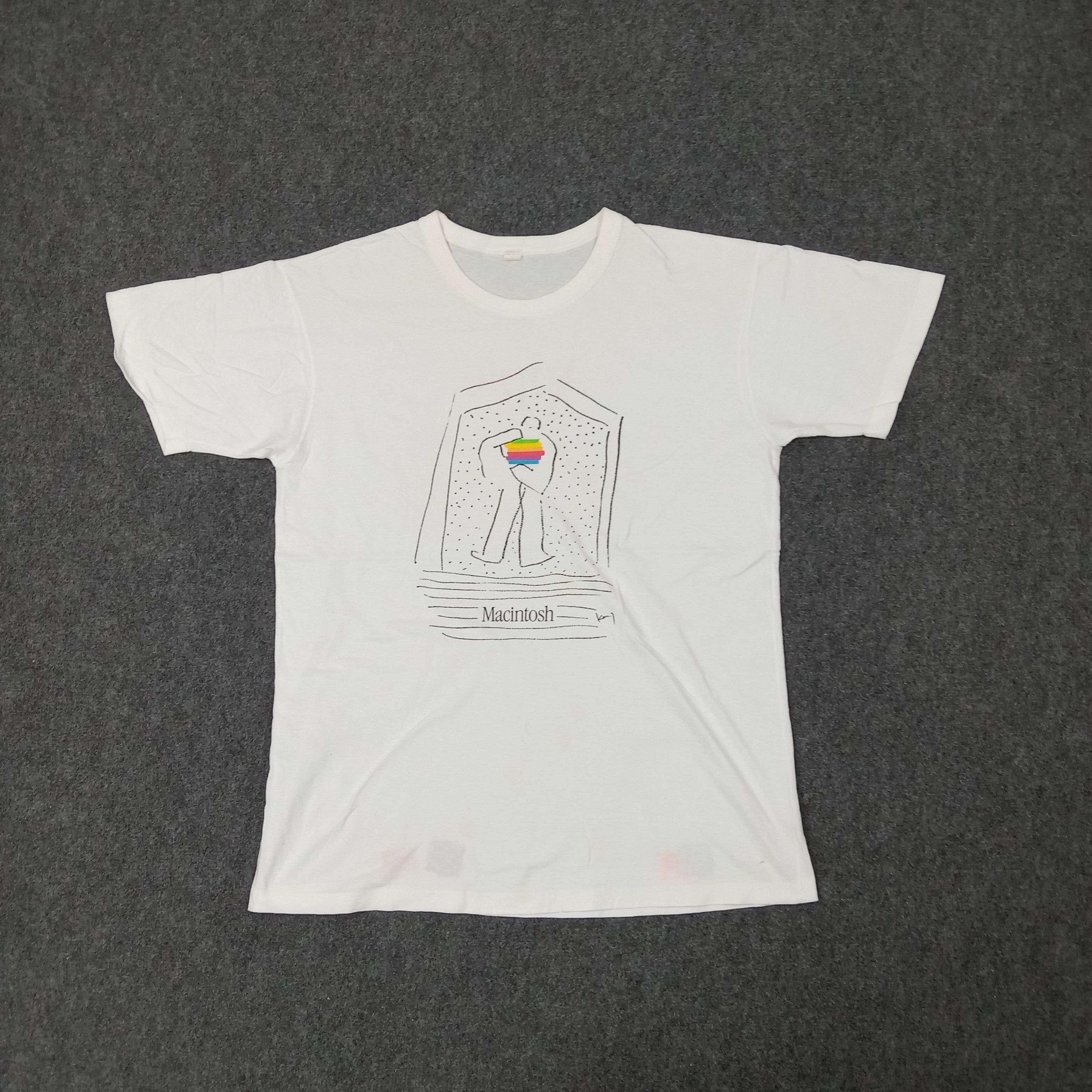 Apple Macintosh by Apple Product Promo Vintage Tshirt C259N10 Size US M / EU 48-50 / 2 - 1 Thumbnail
