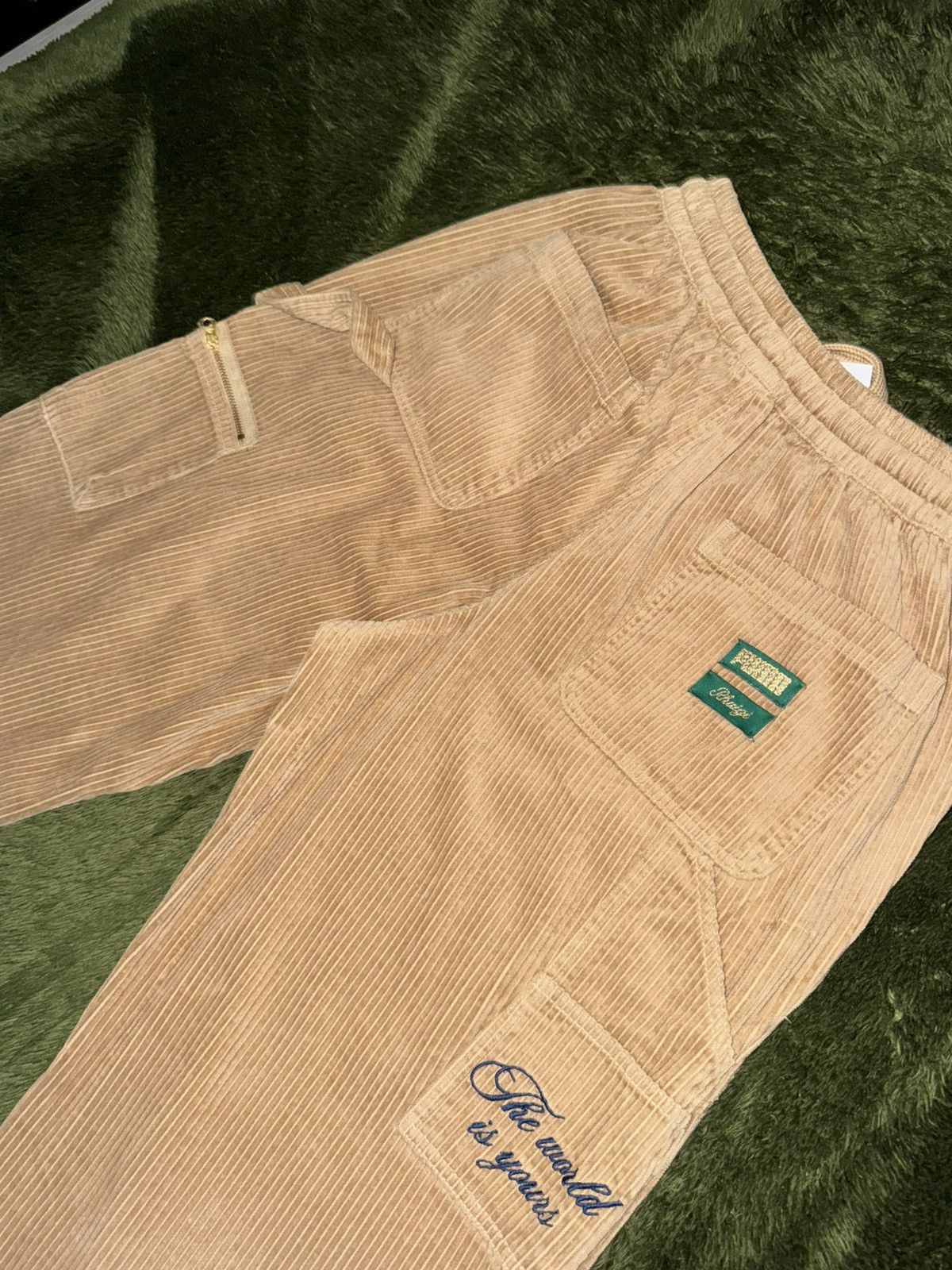 Puma × Rhude [S] Puma x Rhude rhuigi Corduroy Double Knee Pants beige Size US 34 / EU 50 - 8 Thumbnail