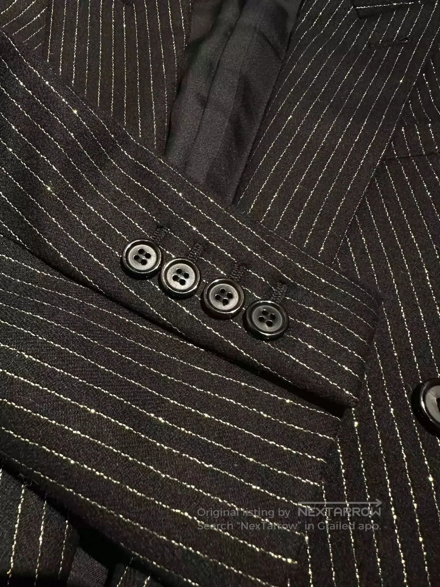Saint Laurent Paris Saint Laurent men's wool and gold suit. Size US S / EU 44-46 / 1 - 5 Thumbnail