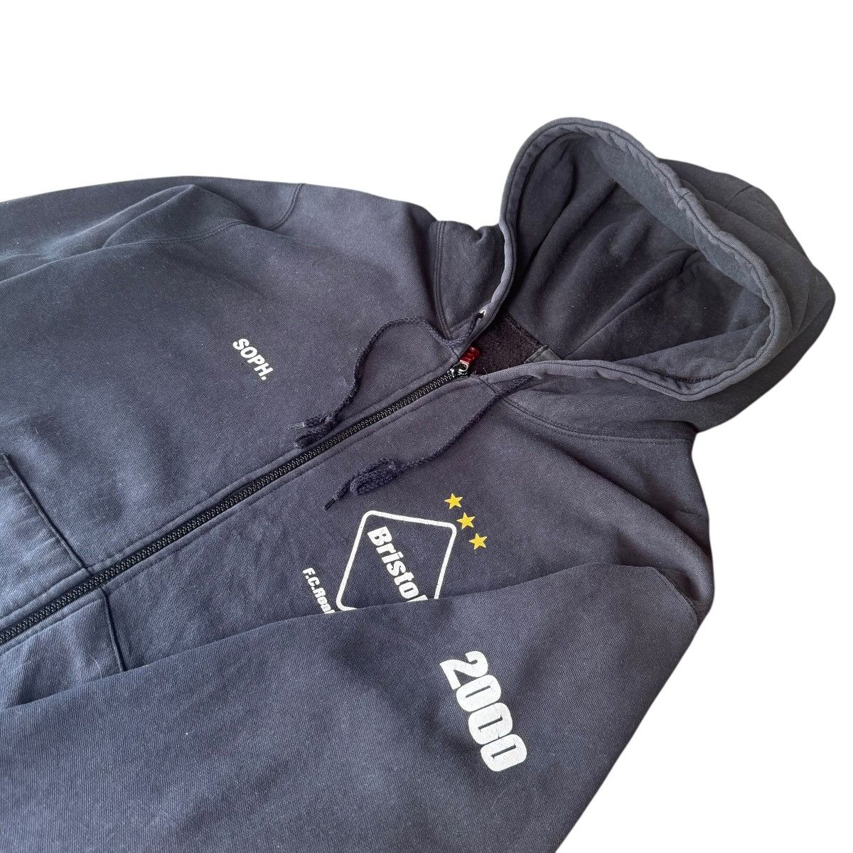 Sophnet. × Vintage 2000 Bristol FCRB Sweat Hoodie Size US L / EU 52-54 / 3 - 5 Thumbnail