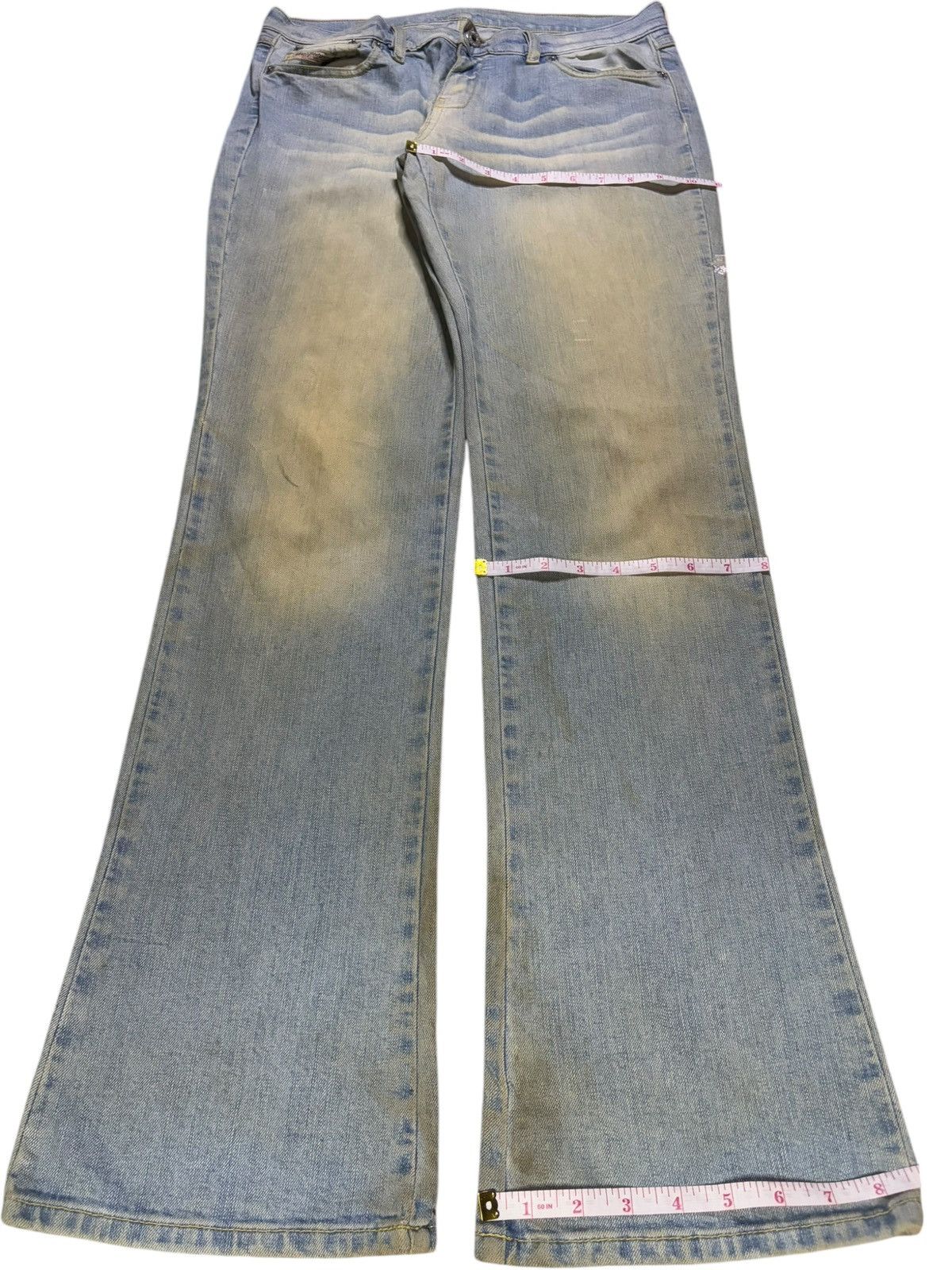 Diesel Vintage Diesel Rusty Mud Wash Bootcut Flare Jeans Size US 31 - 14 Thumbnail